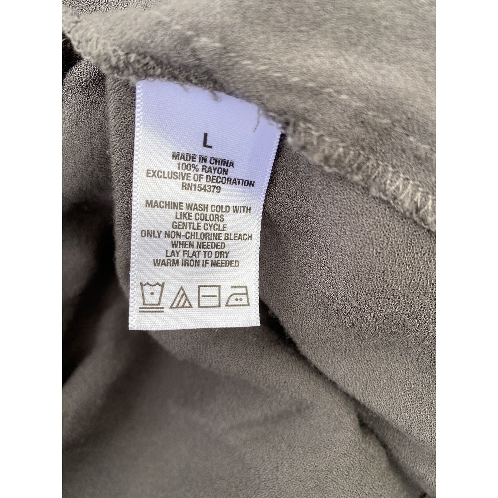 Aeropostale Aeropostale tunic women top gray embroidered tunic L A000184 Size L / US 10 / IT 46 - 7 Thumbnail