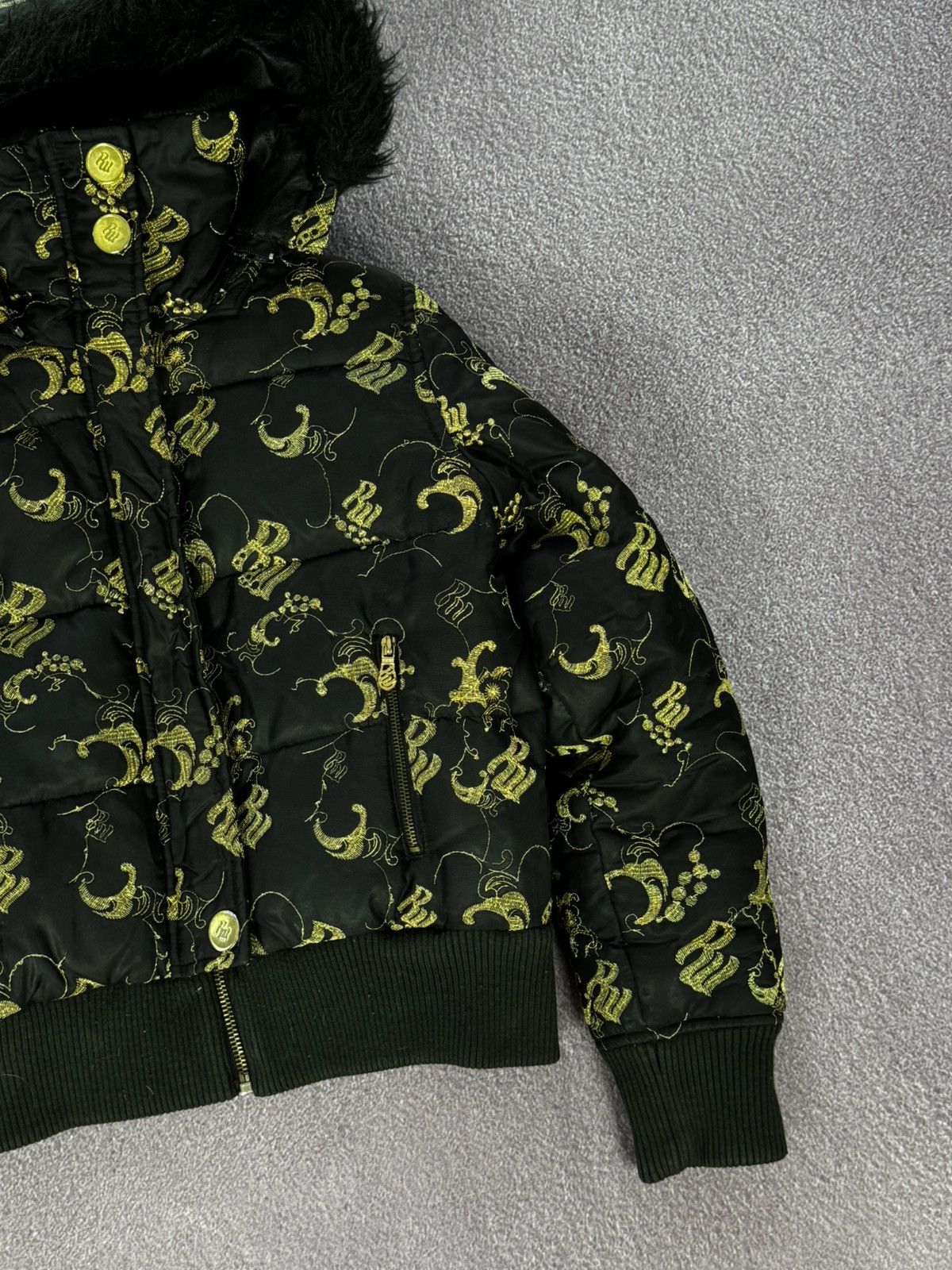 Rocawear Y2K Rocawear Cropped Hooded Puffer Jacket Size M / US 6-8 / IT 42-44 - 5 Thumbnail