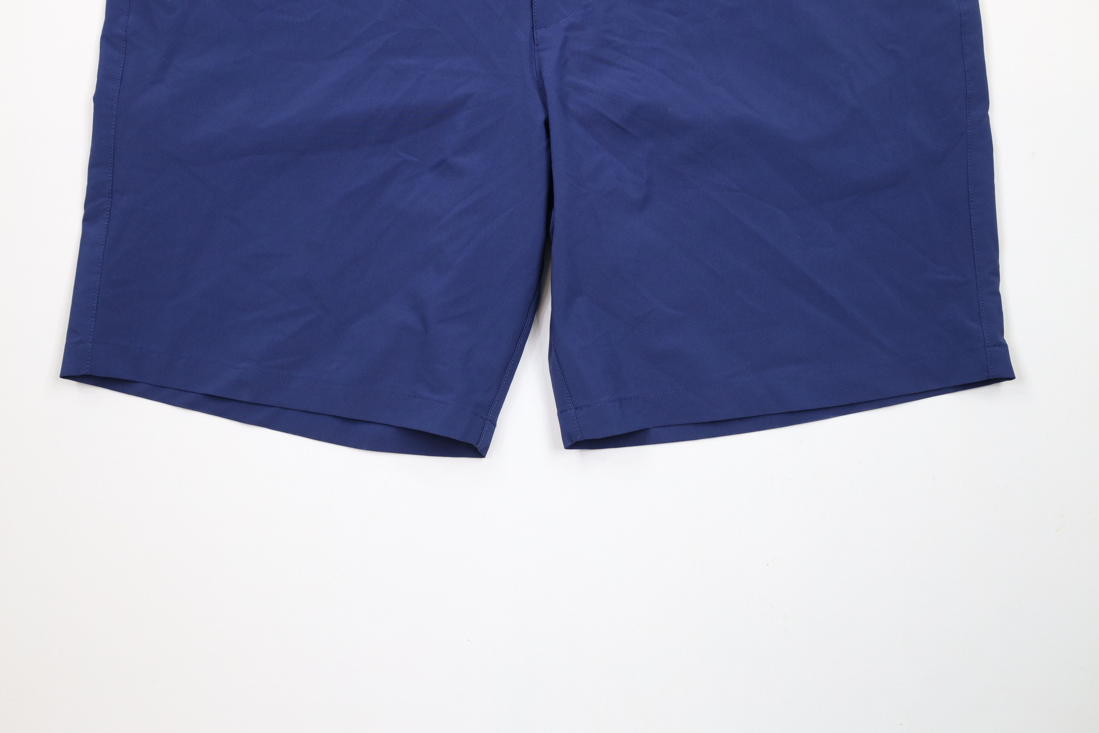 Ralph Lauren × Vintage Ralph Lauren Flat Front Tech Golfing Golf Chino Shorts Blue Size US 42 / EU 58 - 4 Thumbnail