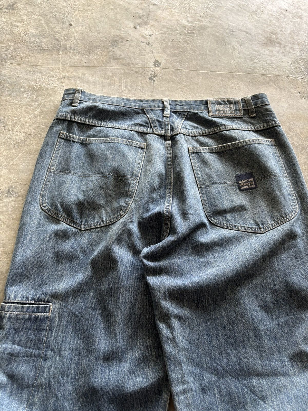 Designer × Marithe + Francois Girbaud vintage MARITHE FRANCOIS GIRBAUD MFG baggy jeans side pocket Size US 39 - 12 Thumbnail