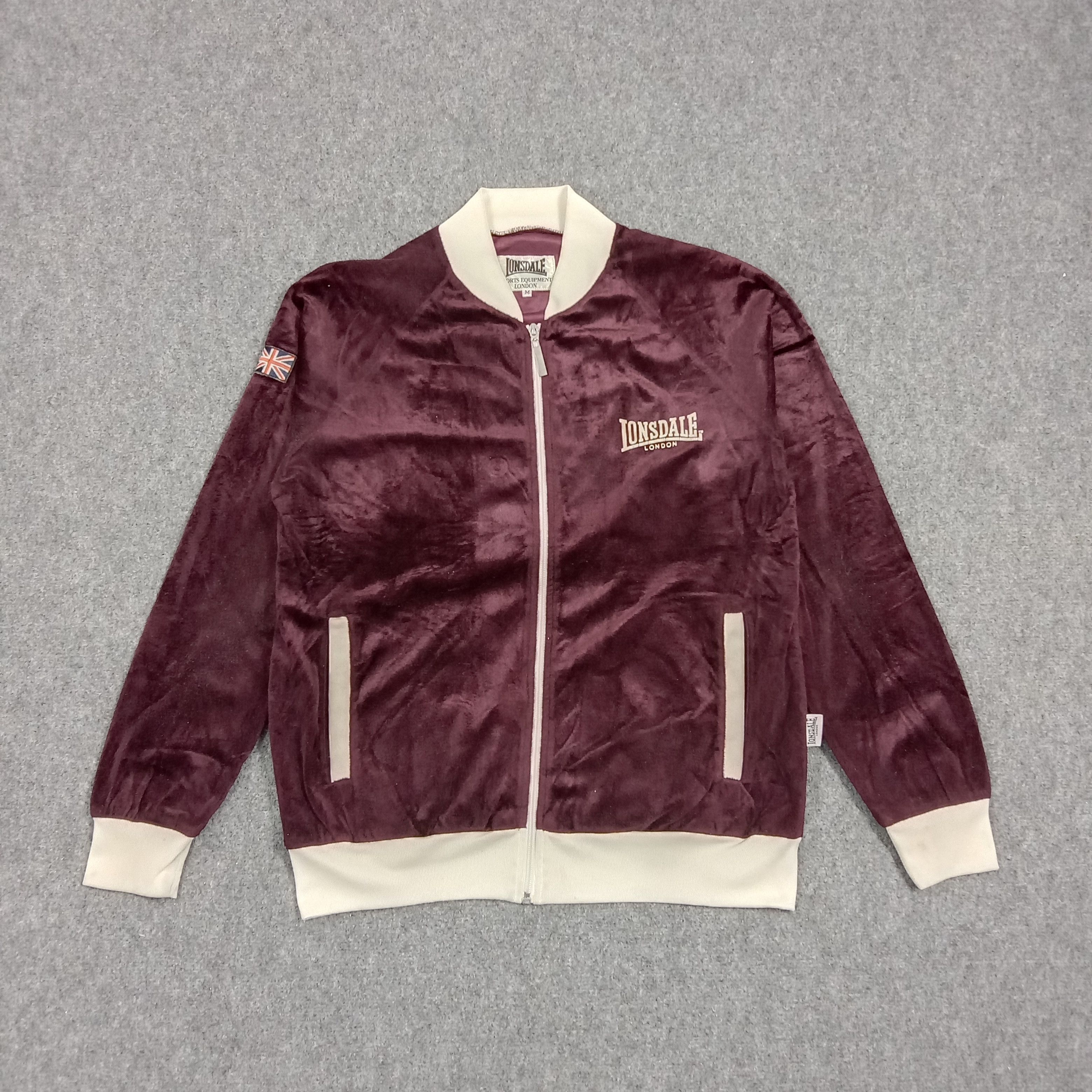 Lonsdale Lonsdale Sports Velvet Sweater Jacket C273N14 Size US M / EU 48-50 / 2 - 1 Thumbnail