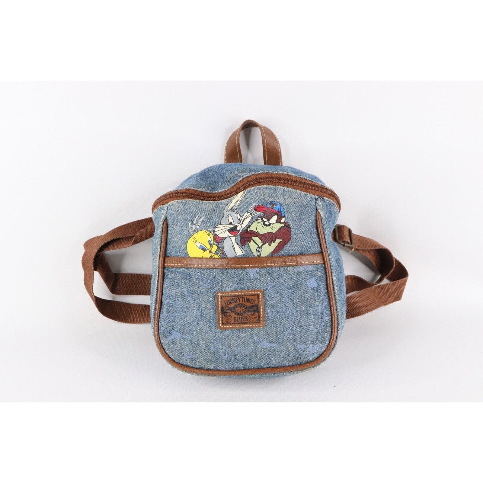 Authentic Looney Tunes Blues Messenger Bag 1996 Brown | eBay