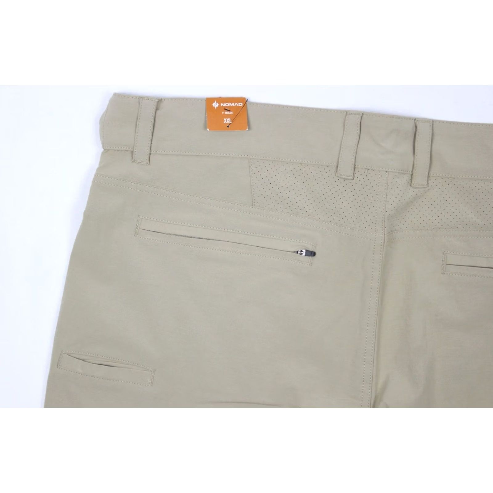 Nomad Nomad Outdoor Men's 9" Shorts Hybrid Stretch XXL Khaki N2000075 Size US 39 - 2 Thumbnail