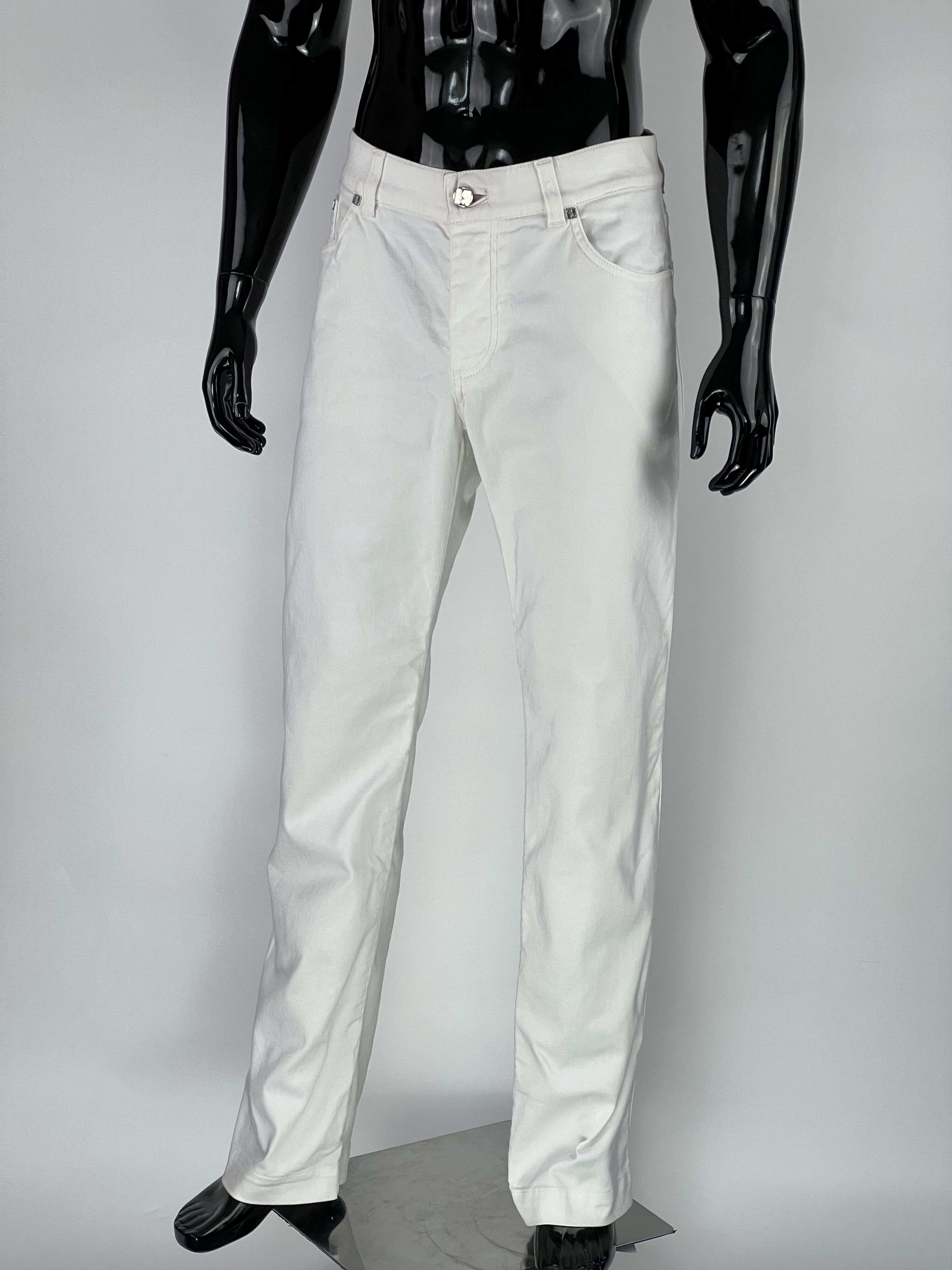 Billionaire Couture Billionaire Couture Rare Men's White Jeans Size 52 Size US 36 / EU 52 - 2 Thumbnail