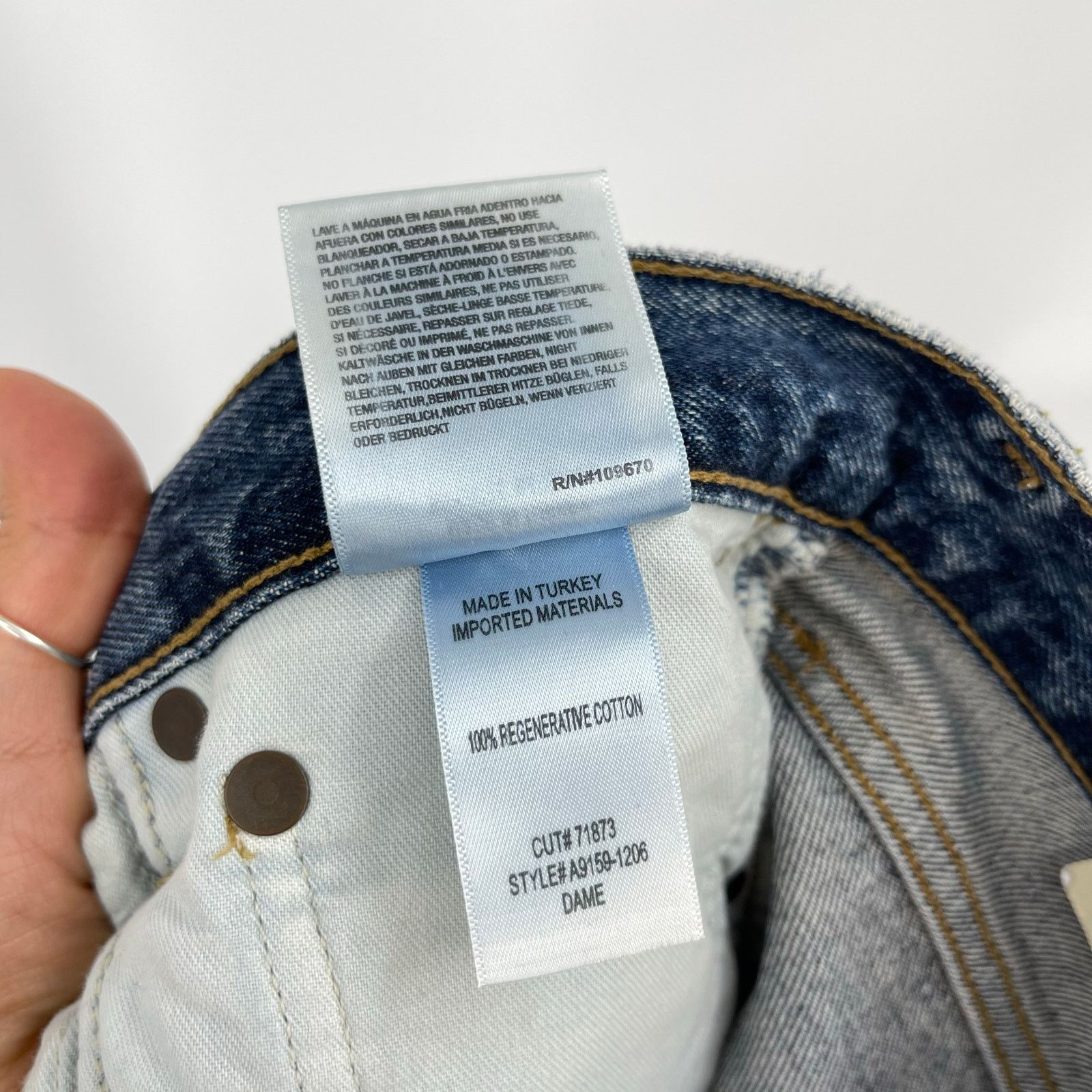 Agolde AGOLDE | NWT Dame High Rise Wide Leg Cuffed Jeans Control 26 Size 26" / US 2 / IT 38 - 13 Thumbnail