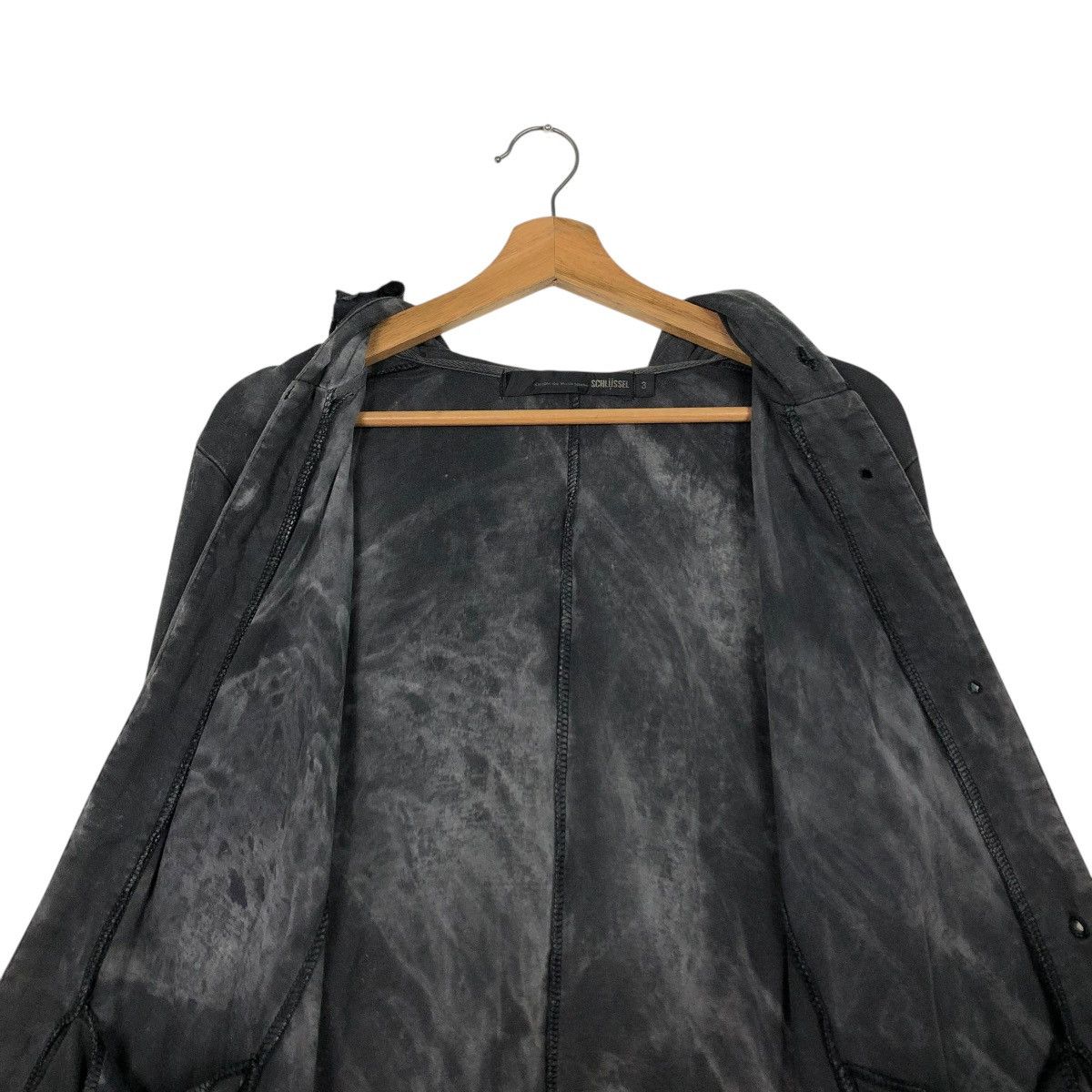 Schlussel 🔥VINTAGE BIKER JACKET BONDAGE ACID WASH PUNK SCHLUSSEL Size US M / EU 48-50 / 2 - 17 Thumbnail