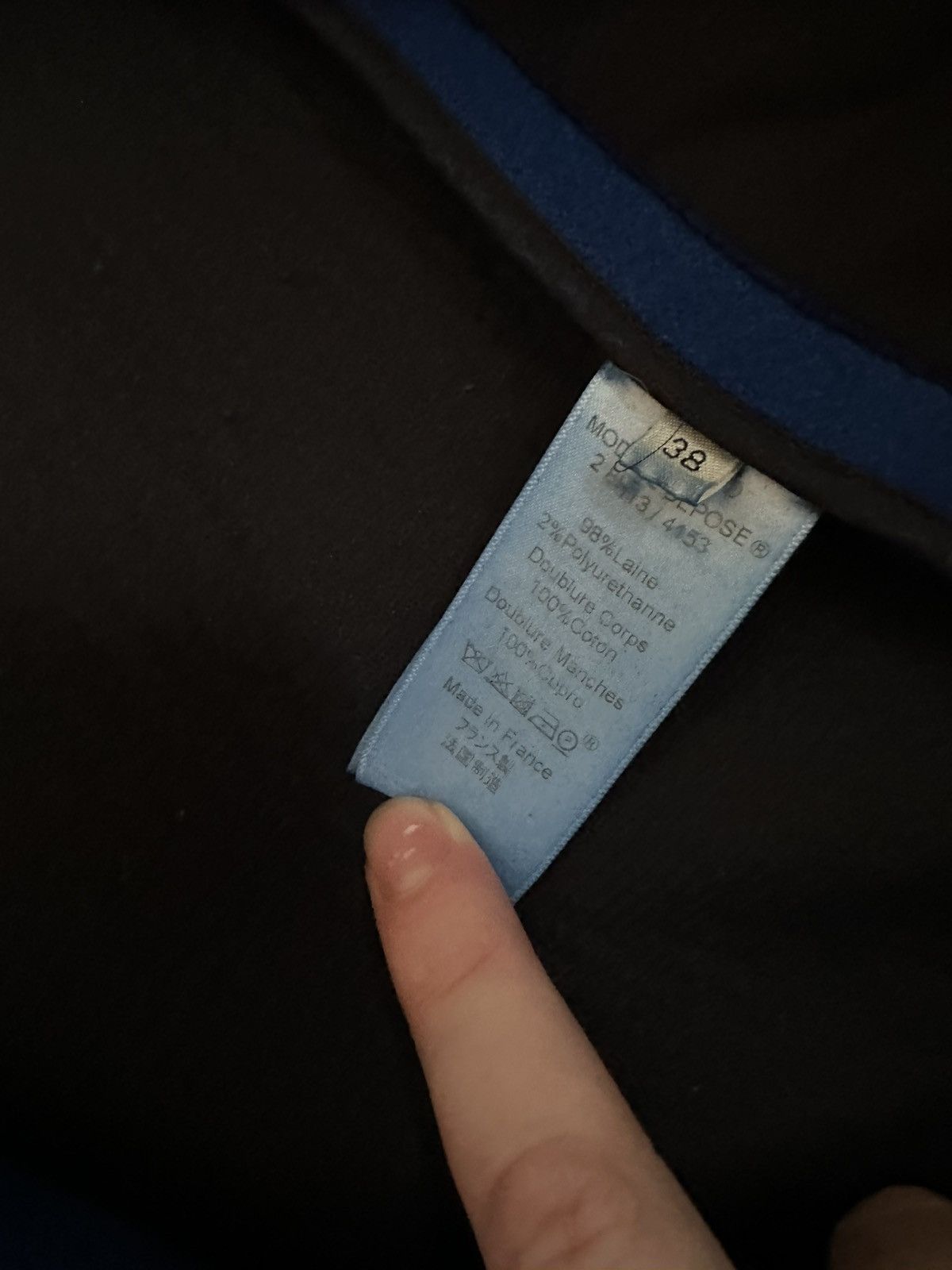 Celine Old Celine Fall 2010 Wool Coat Blue Phoebe Philo Era Size S / US 4 / IT 40 - 5 Thumbnail