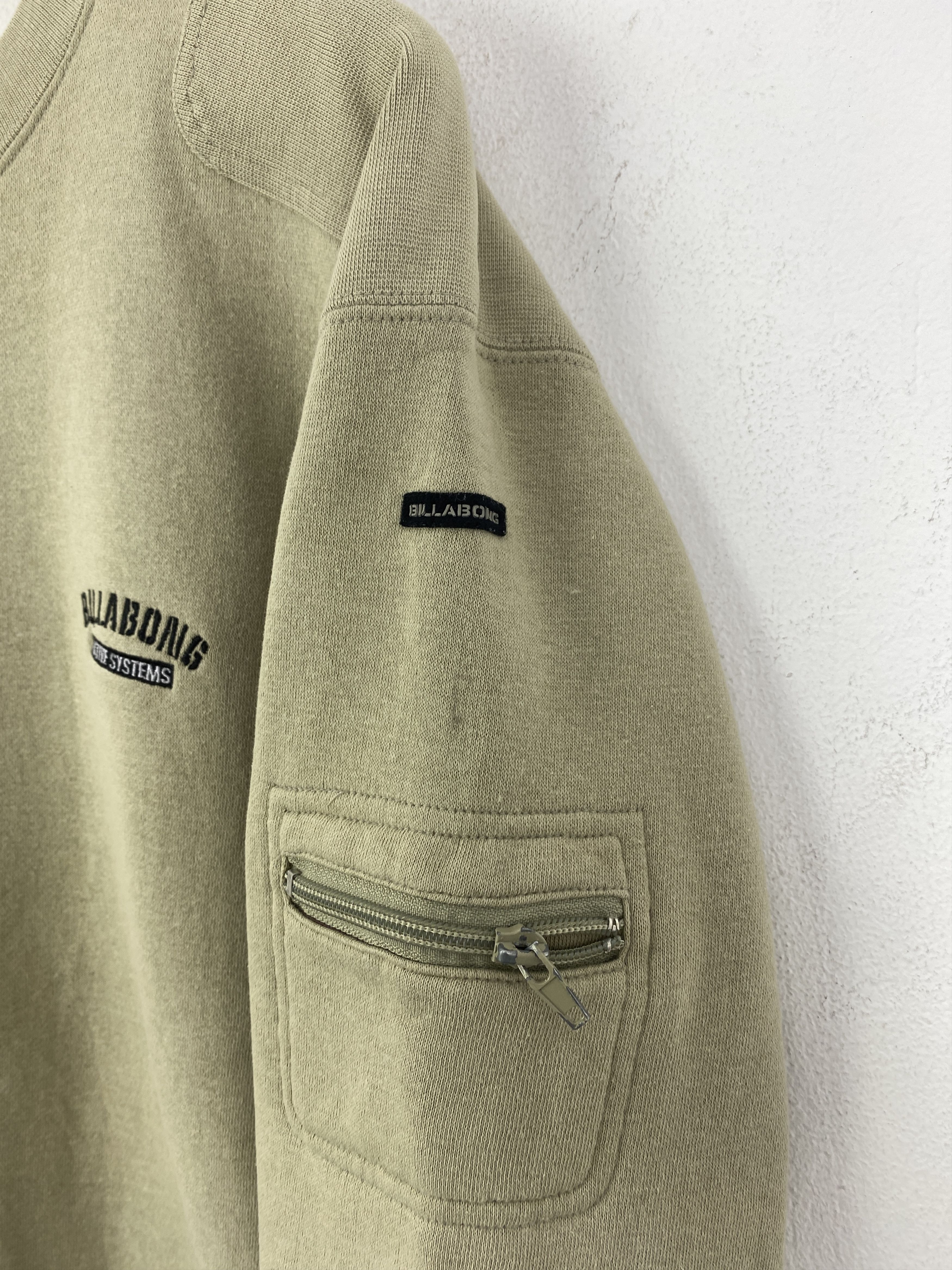 Billabong Vintage Billabong Zip Pocket On Sleeve Sweatshirt SH0168 Size US M / EU 48-50 / 2 - 7 Thumbnail
