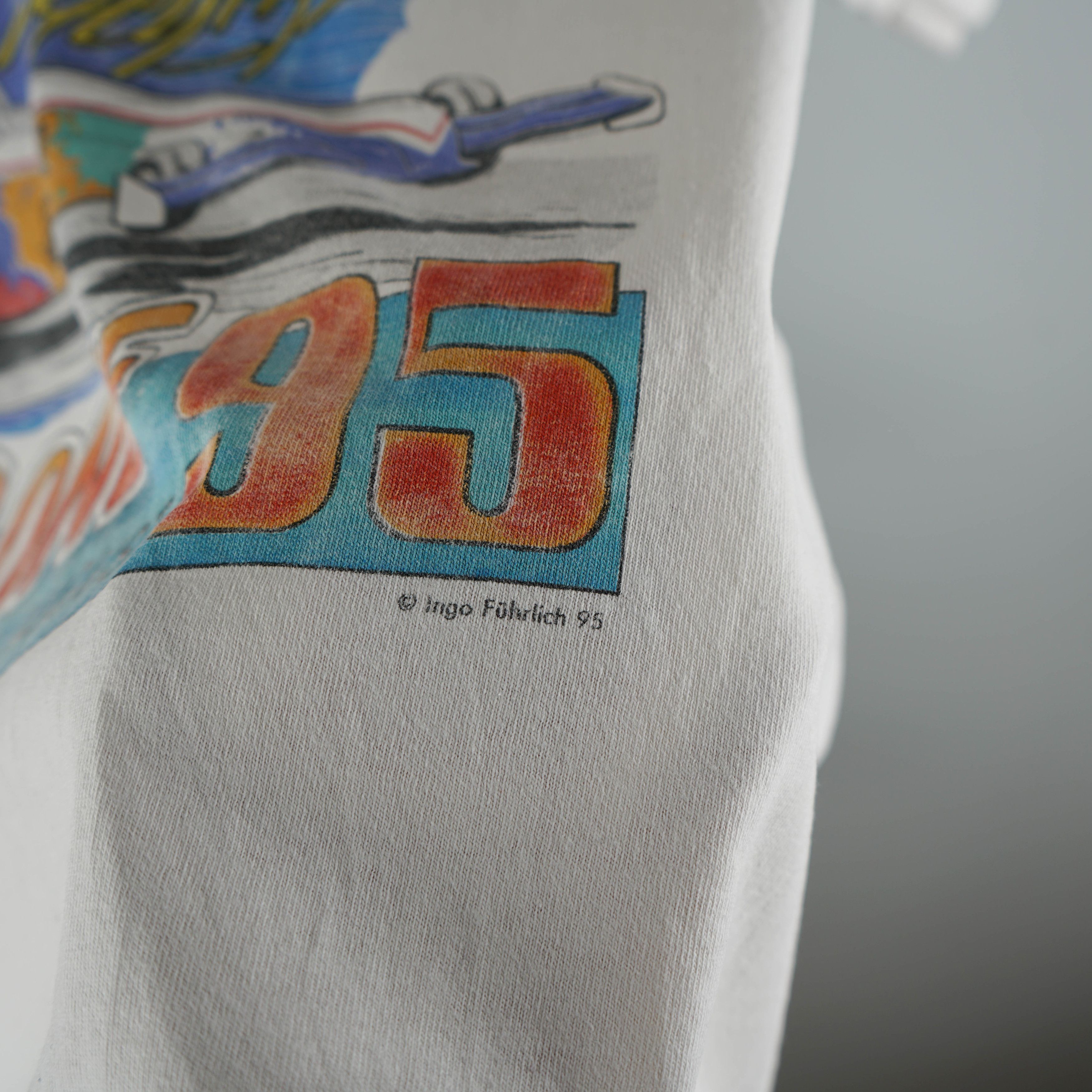 Formula 1 × Vintage vintage 1995 F1 Grand Prix T-Shirt Hockenheim Size US XXL / EU 58 / 5 - 4 Thumbnail