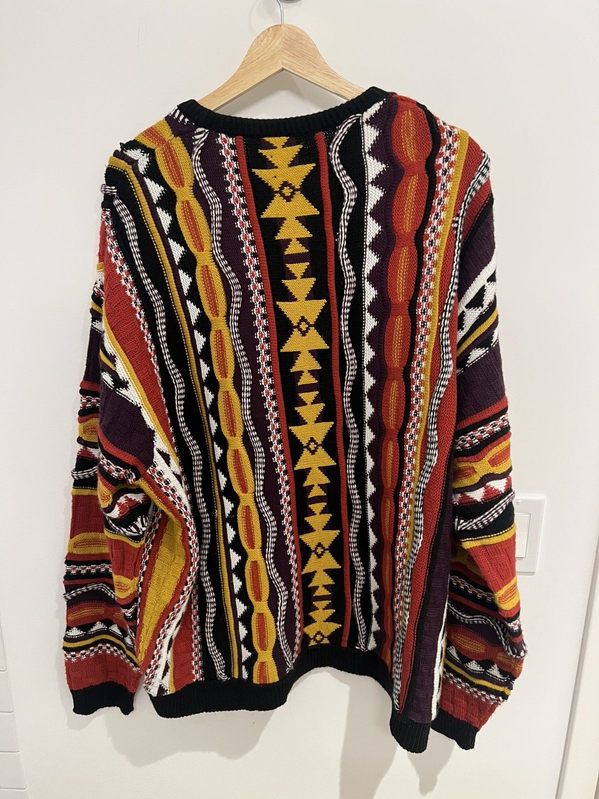 Vintage ASOS Design Coogi knit sweater red 2XL Size US XXL / EU 58 / 5 - 2 Thumbnail