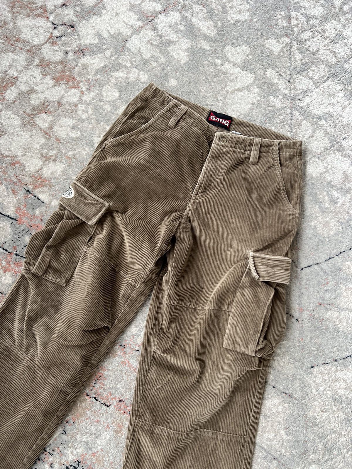 Vintage Vintage Gang Velvet Cargo Pants Size US 32 / EU 48 - 2 Thumbnail