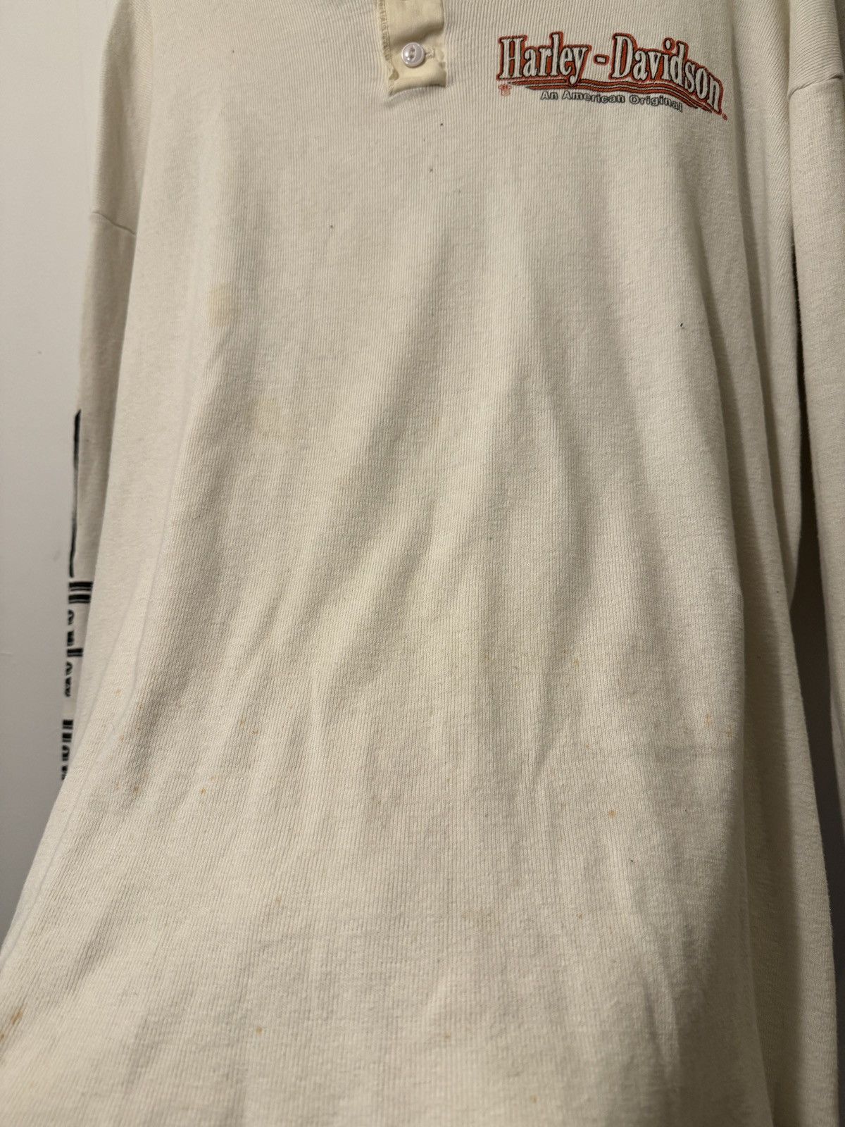 Harley Davidson Thrashed Faded Distressed Harley Shirt ERD Grunge WCC Chrome Size US XXL / EU 58 / 5 - 9 Thumbnail