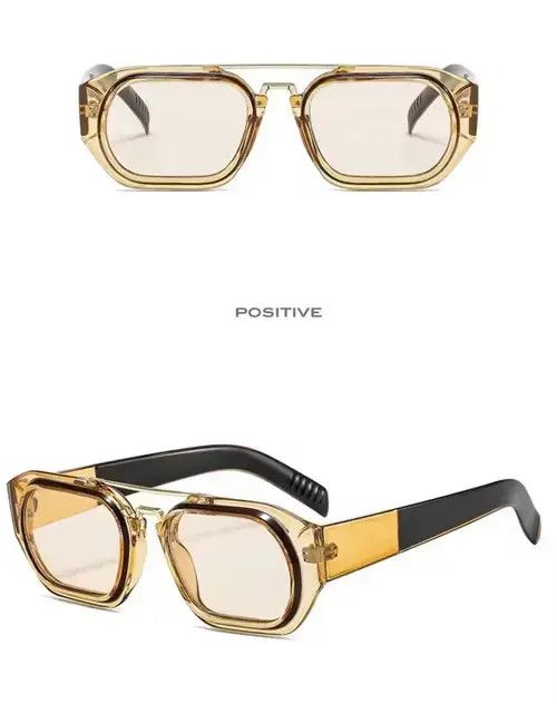 Electric Visual Yellow Frame Retro Style Sunglasess Size ONE SIZE - 1 Thumbnail