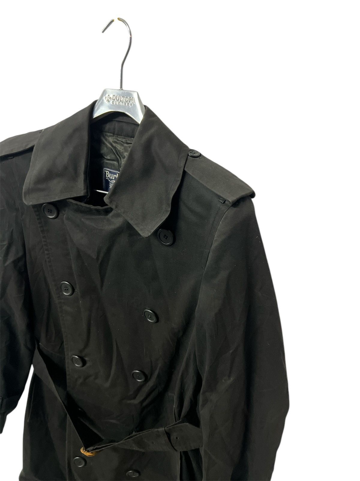 Burberry BURBERY BLACK TRENCH COAT Size US M / EU 48-50 / 2 - 5 Thumbnail