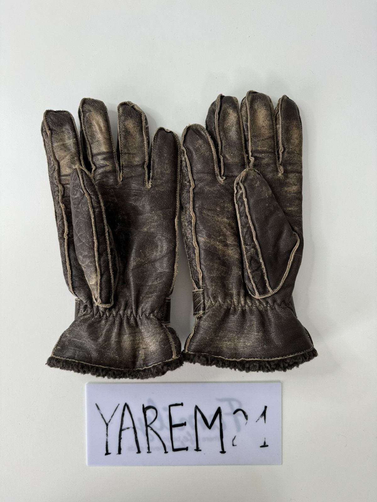 Mustang × Vintage Mustang vintage gloves Size ONE SIZE - 2 Thumbnail