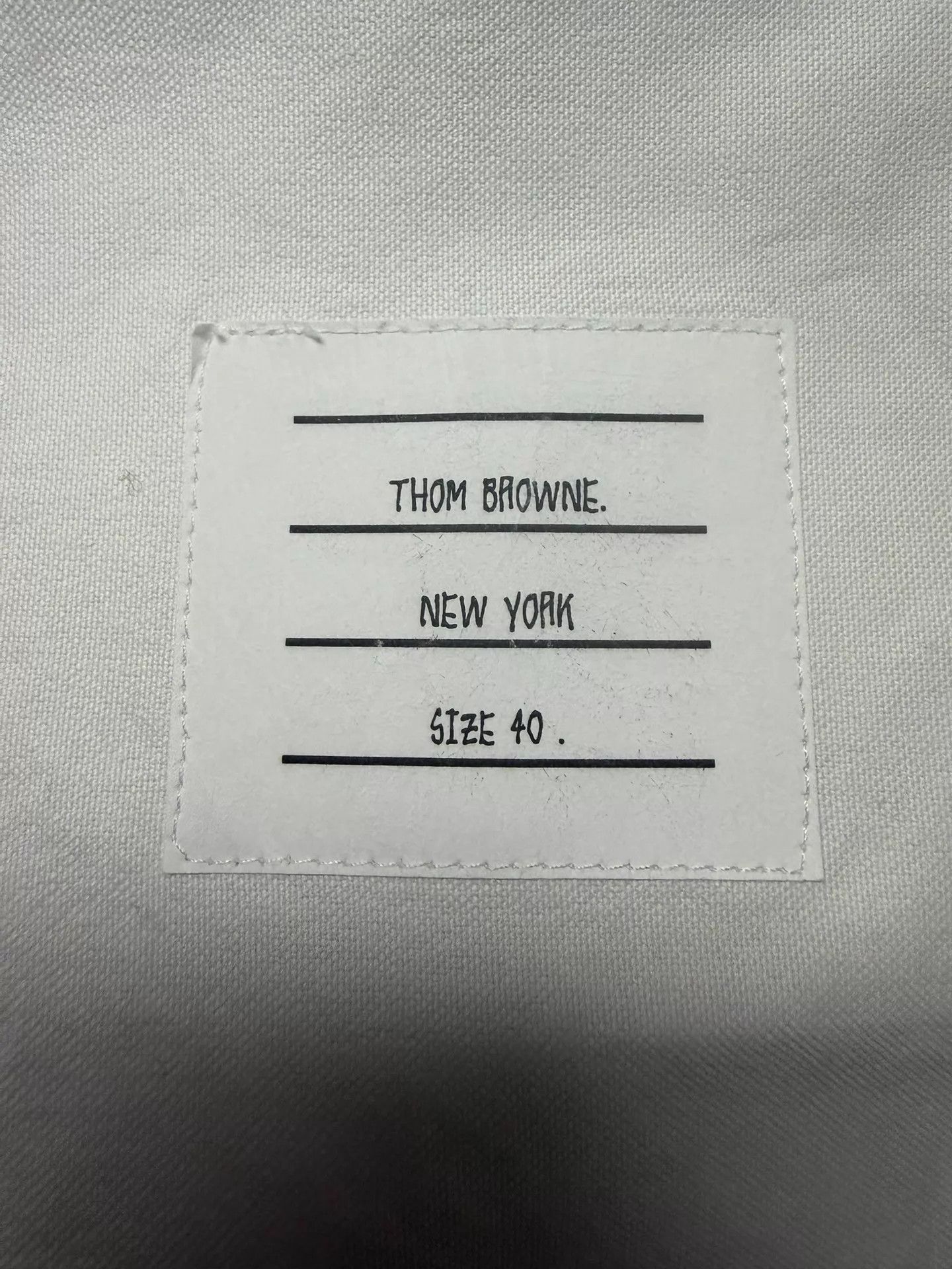 Thom Browne Thom Browne womens tricolor placket oxford shirt white Size S / US 4 / IT 40 - 4 Thumbnail