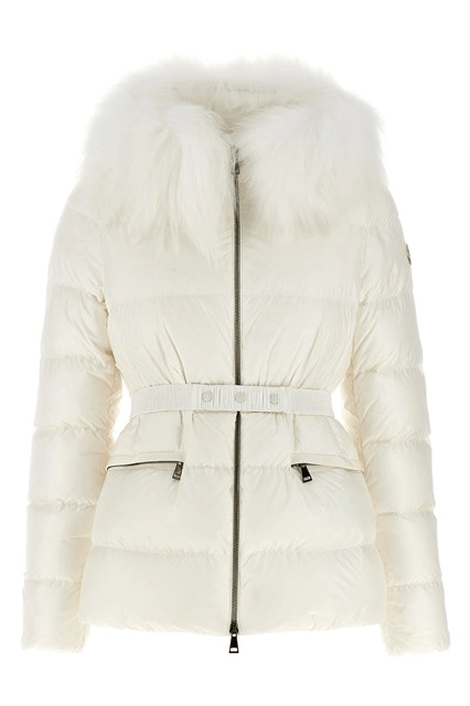 MONCLER Boed $2710 Women's White Down Jacket New