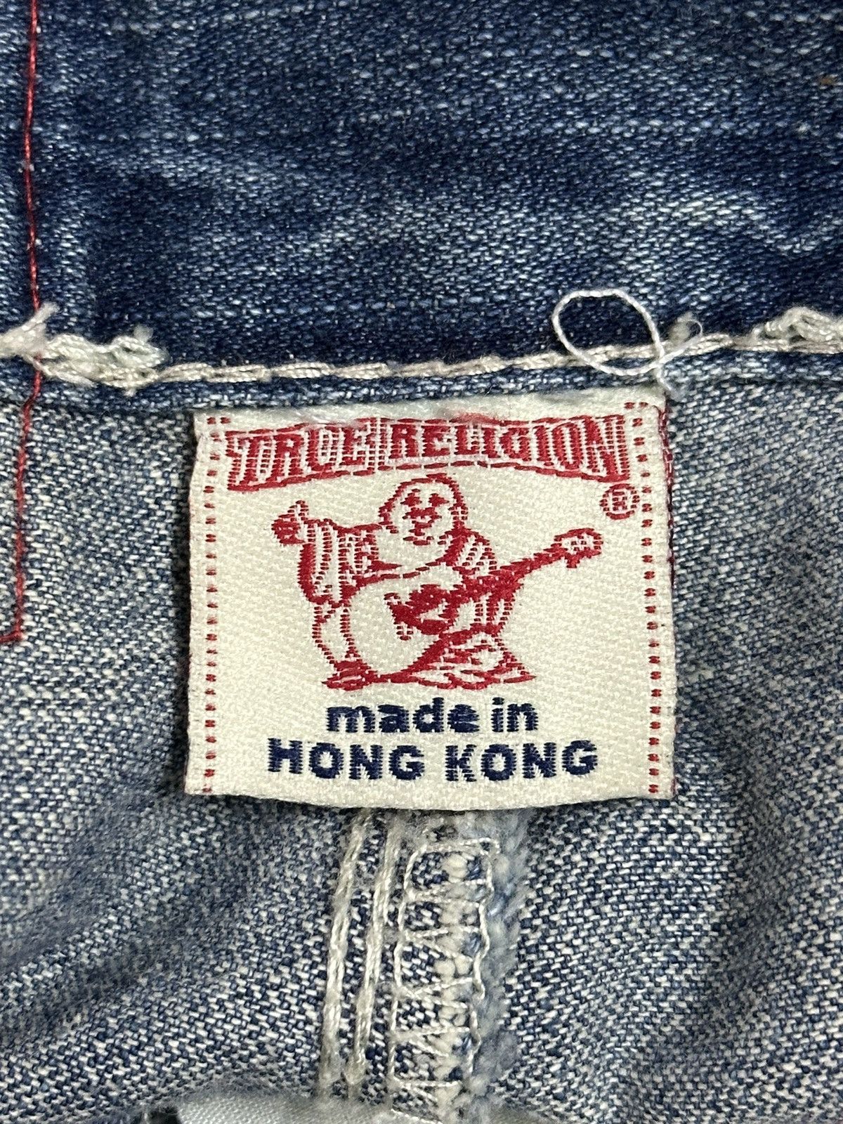 Japanese Brand Vintage True Religion Blue Wash Style Loose Jeans Size US 36 / EU 52 - 10 Thumbnail