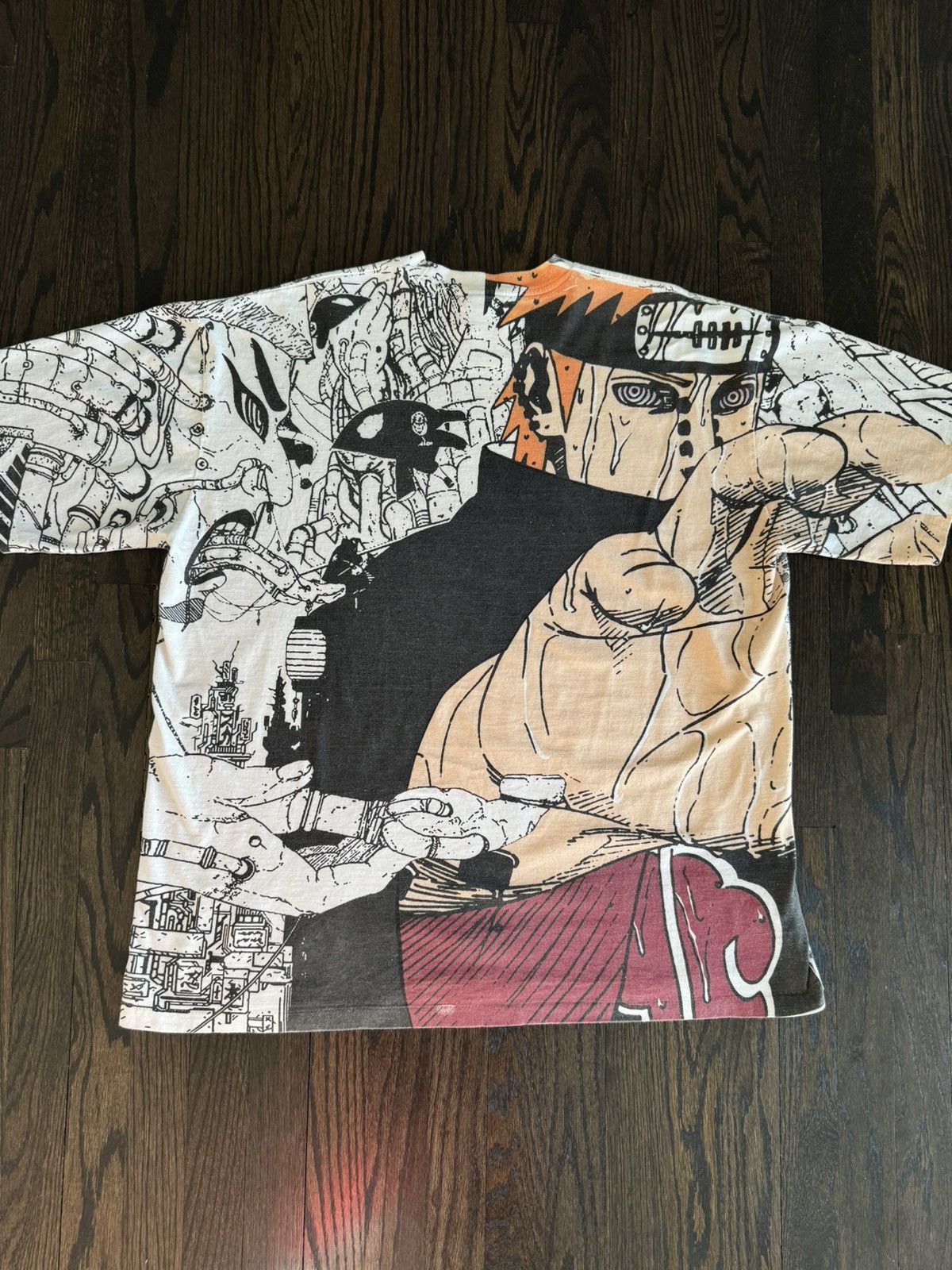 Anime Naruto Shippuden “Pain” Manga Modern Bootleg AOP Tee Size US XXL / EU 58 / 5 - 2 Thumbnail