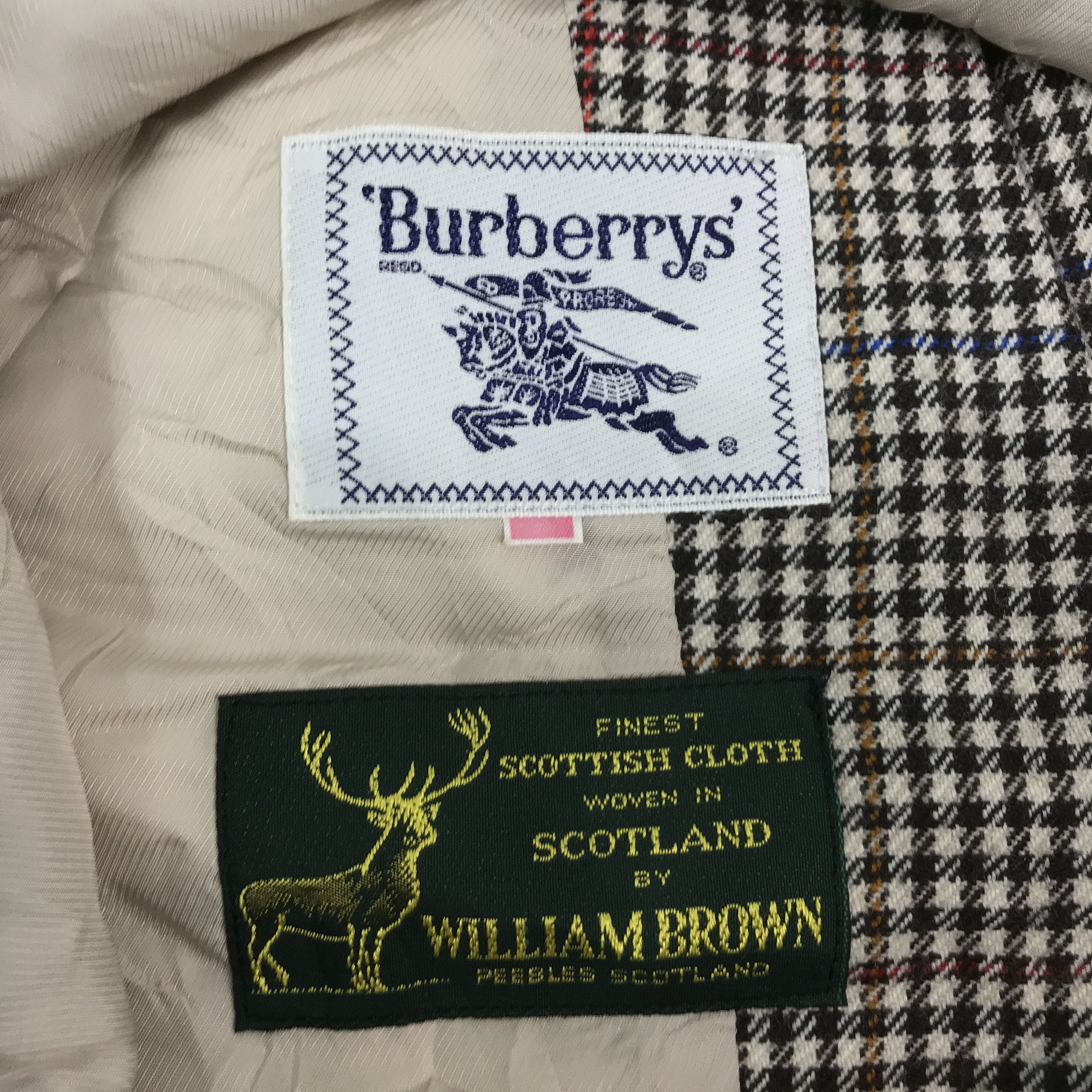 Burberry × Vintage Vtg burberrys classic Design blazer jacket Size US M / EU 48-50 / 2 - 10 Thumbnail
