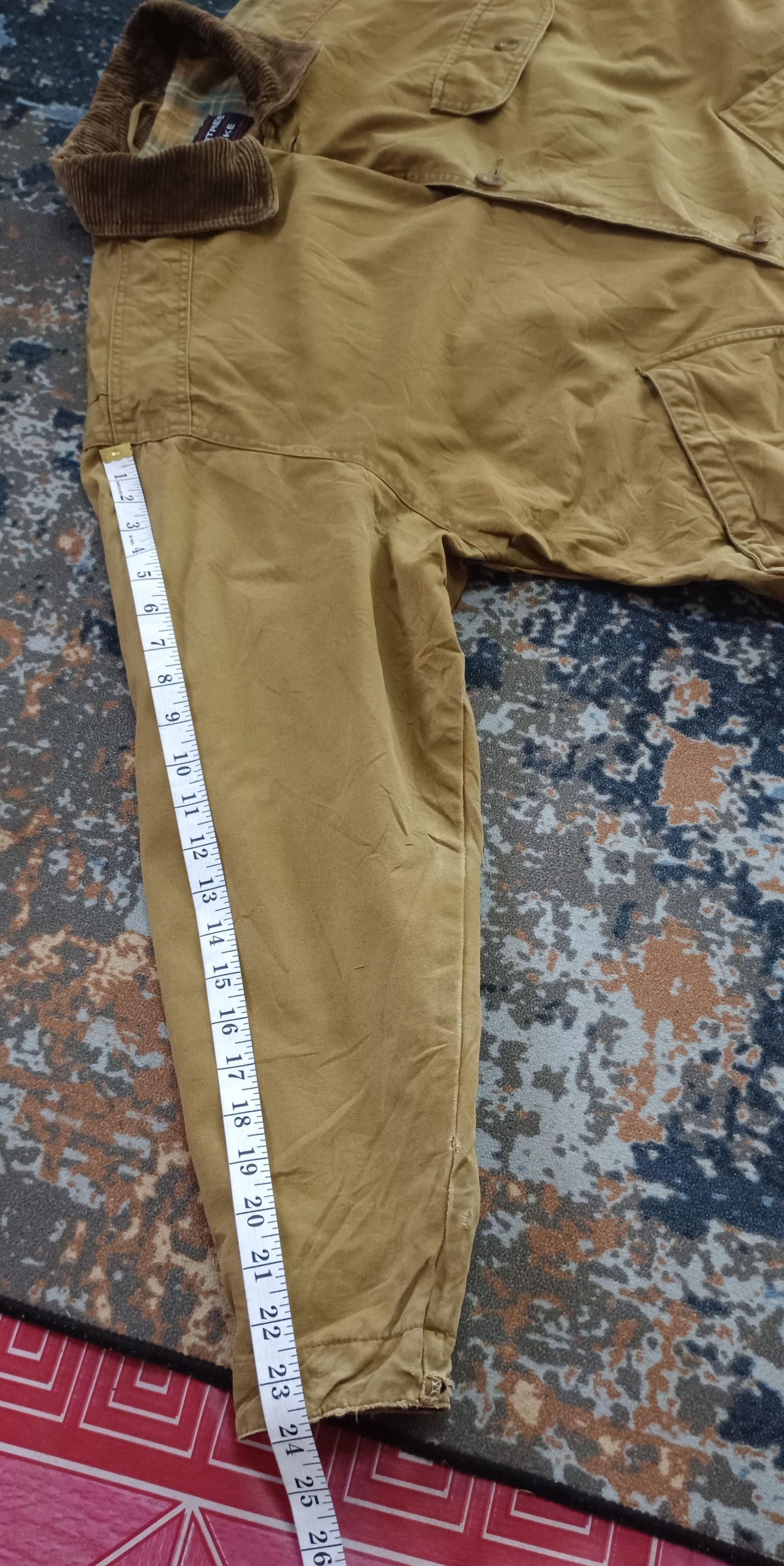 Roundtree & Yorke Vintage 🔥 RoundTree And Yorke Mens Browns Chore Jacket Size US L / EU 52-54 / 3 - 12 Thumbnail