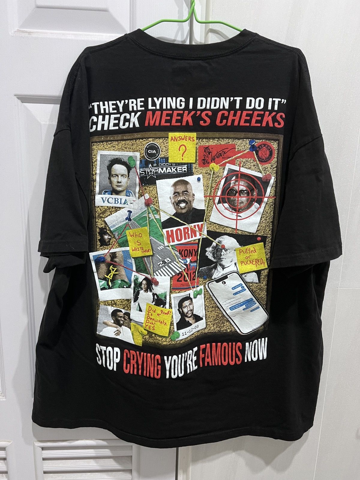 Rap Tees Sam Hyde MDE - RIP DIDDY Tee 3XL graphic streetwear Size US XXL / EU 58 / 5 - 2 Thumbnail