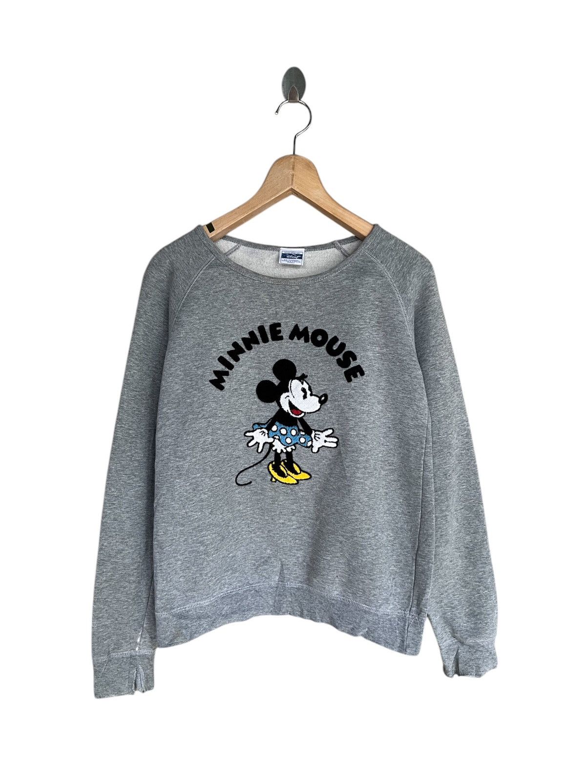 Disney × Mickey Mouse Minnie Mouse Cartoon Sweatshirt Size S / US 4 / IT 40 - 1 Thumbnail
