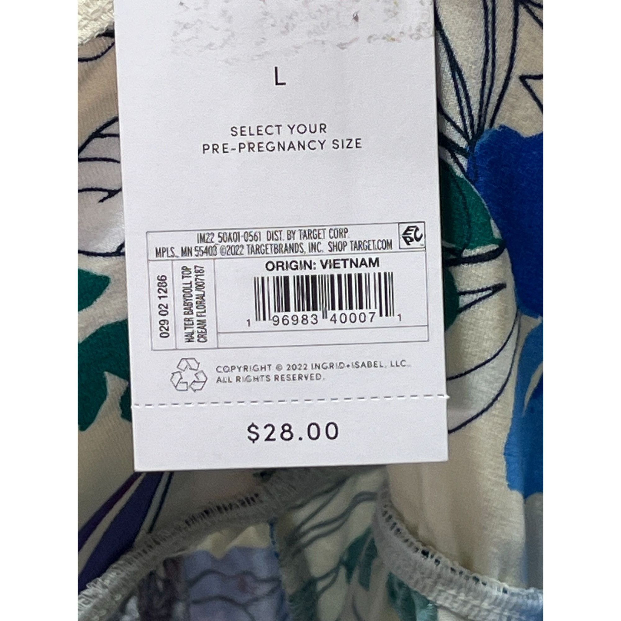 Other Isabel Maternity - Women's Maternity Tank Top Babydoll Pullo Size L / US 10 / IT 46 - 11 Thumbnail