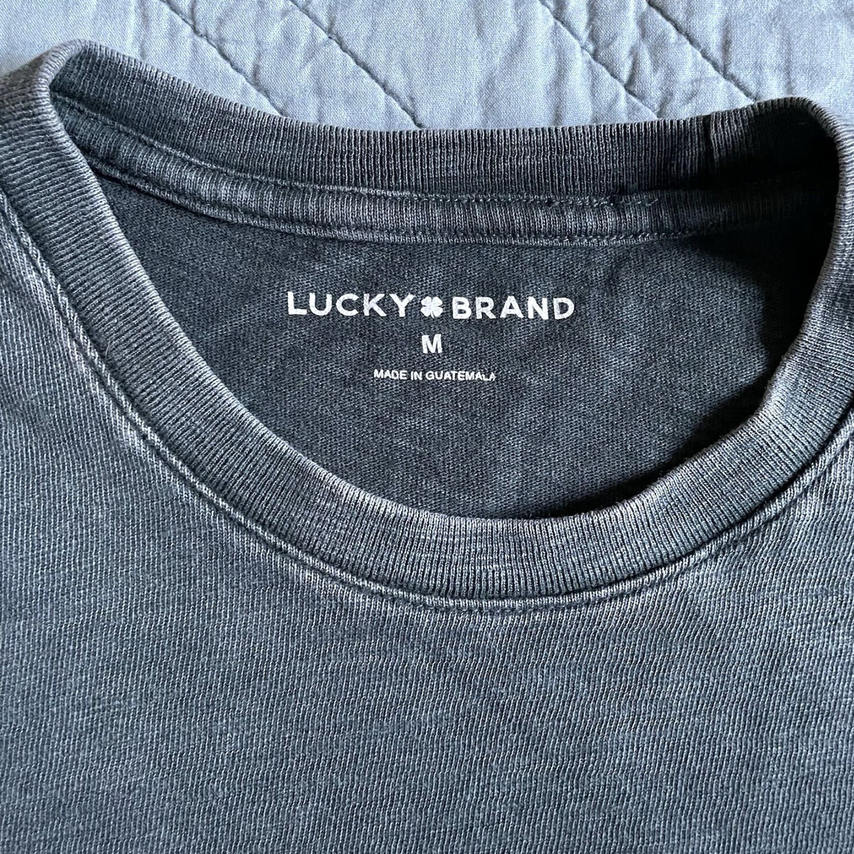 Lucky Brand Lucky Brand Shirt Men’s Medium Gray “Los Angeles 1990” Graphic Tee Short Sleeve Size US M / EU 48-50 / 2 - 4 Thumbnail