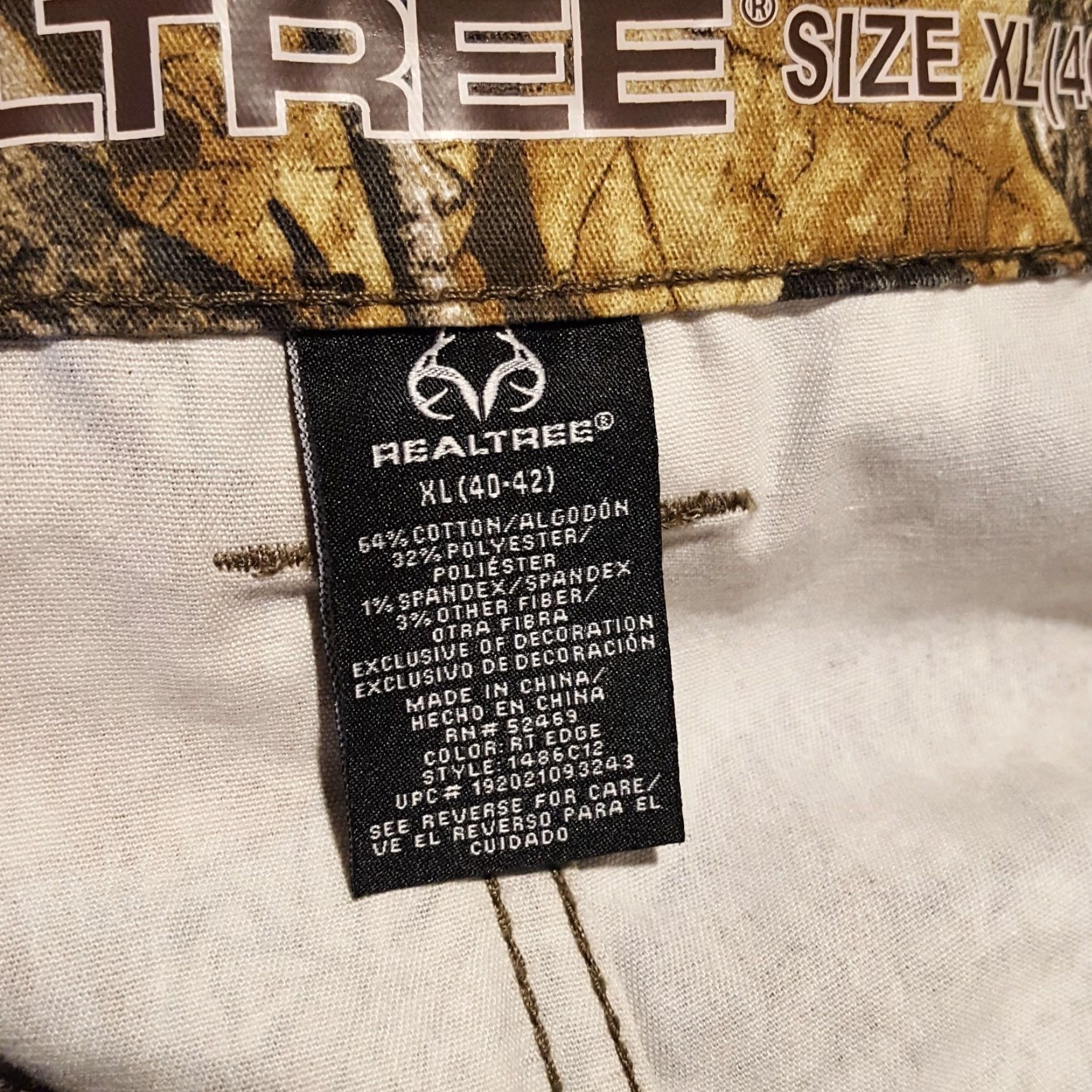 Realtree VINTAGE Realtree Camo Cargo Pants Men’s XL Outdoor Hunting Grunge Y2K 90s 00s Workwear Size US 36 / EU 52 - 7 Thumbnail