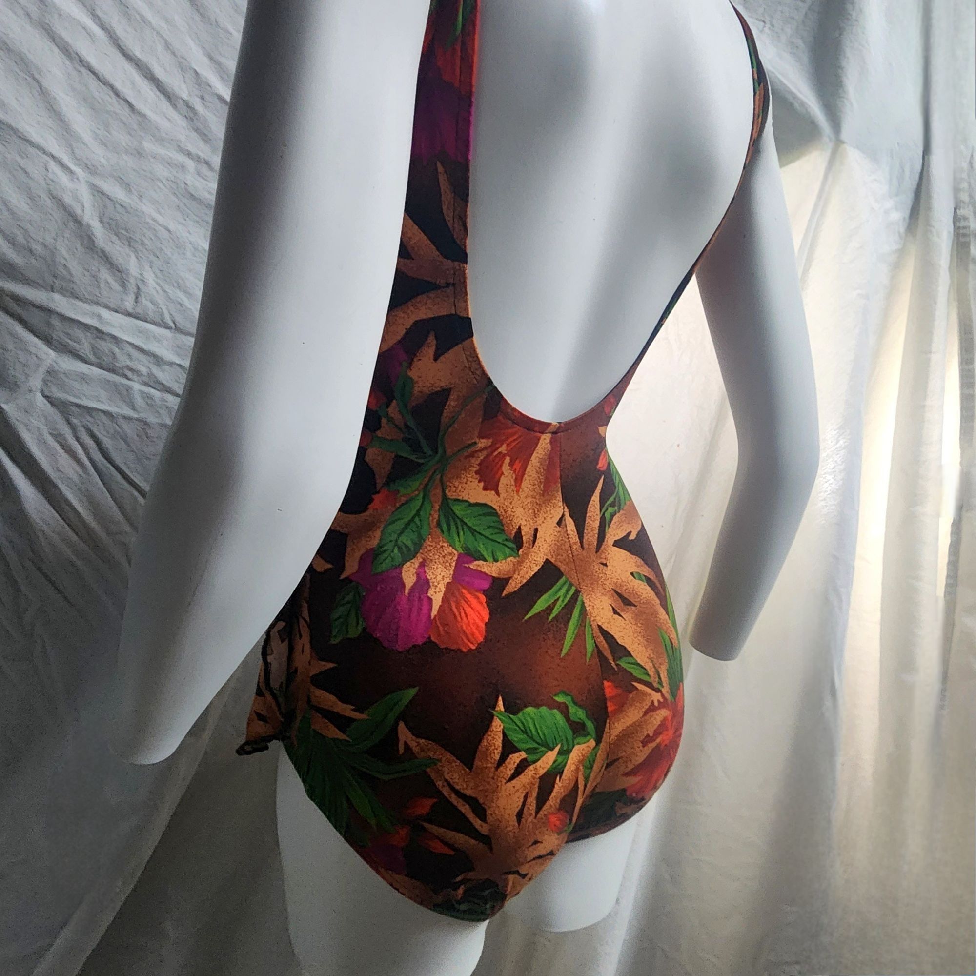 Jantzen Vintage Jantzen Swimsuit One Piece Tropical Skirt Retro Pinu Size XS / US 0-2 / IT 36-38 - 7 Thumbnail