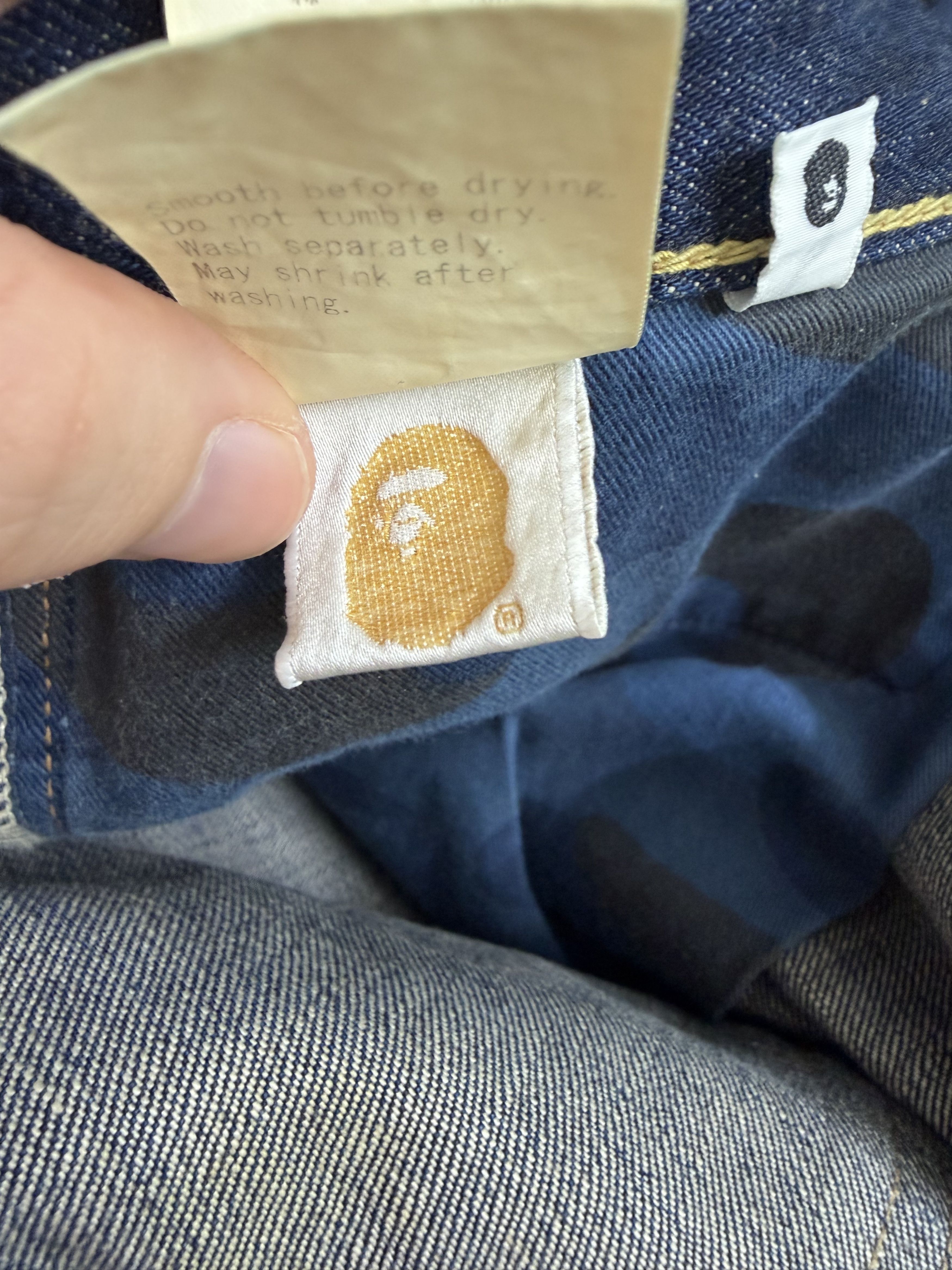 Bape Vintage Bape Selvedge Denim Size US 34 / EU 50 - 7 Thumbnail