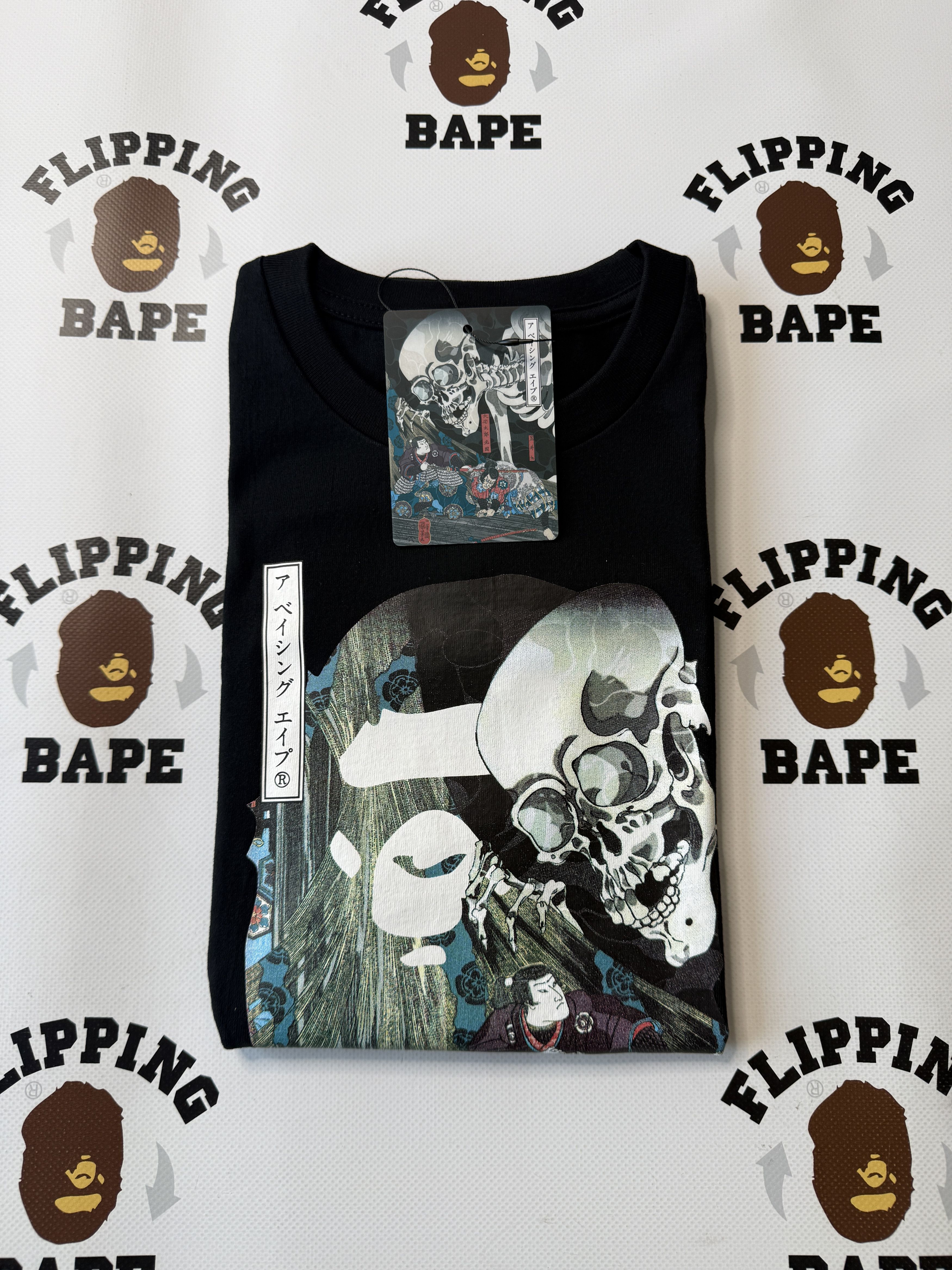 Bape BAPE X UKIYO-E APE HEAD TEE #3 Size US M / EU 48-50 / 2 - 9 Thumbnail