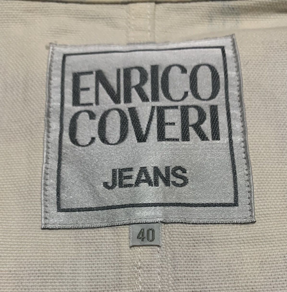 Enrico Coveri Vintage Denim Jacket By Enrico Coveri Jeans Size US M / EU 48-50 / 2 - 8 Thumbnail