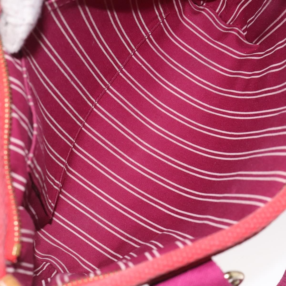 Louis Vuitton LOUIS VUITTON Antigua Cabas PM Tote Bag Canvas Rouge M40037 Size ONE SIZE - 11 Thumbnail
