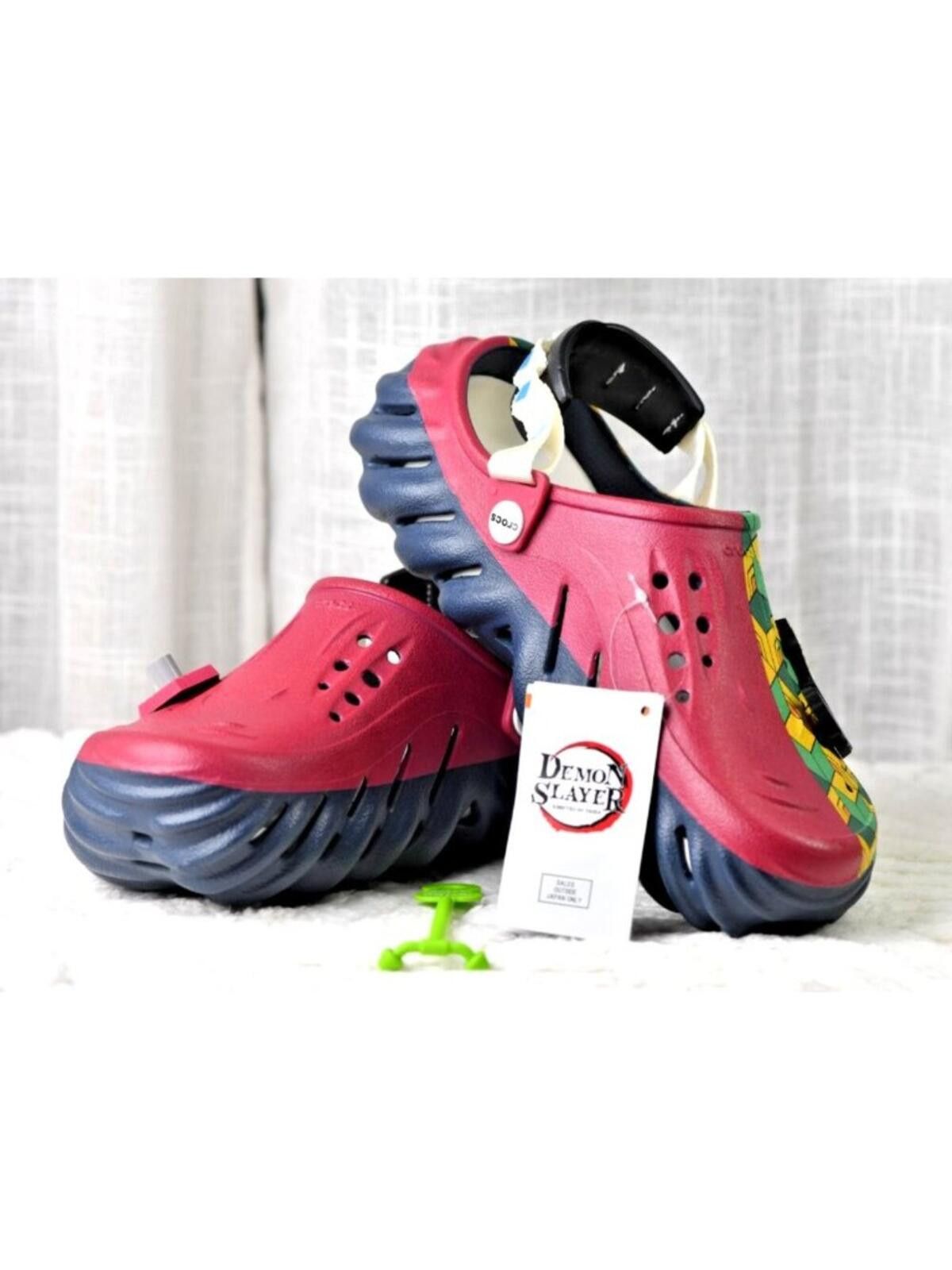 Crocs Crocs Demon Slayer Echo Clogs Unisex | 211413-90H Size US 8 / EU 41 - 2 Thumbnail