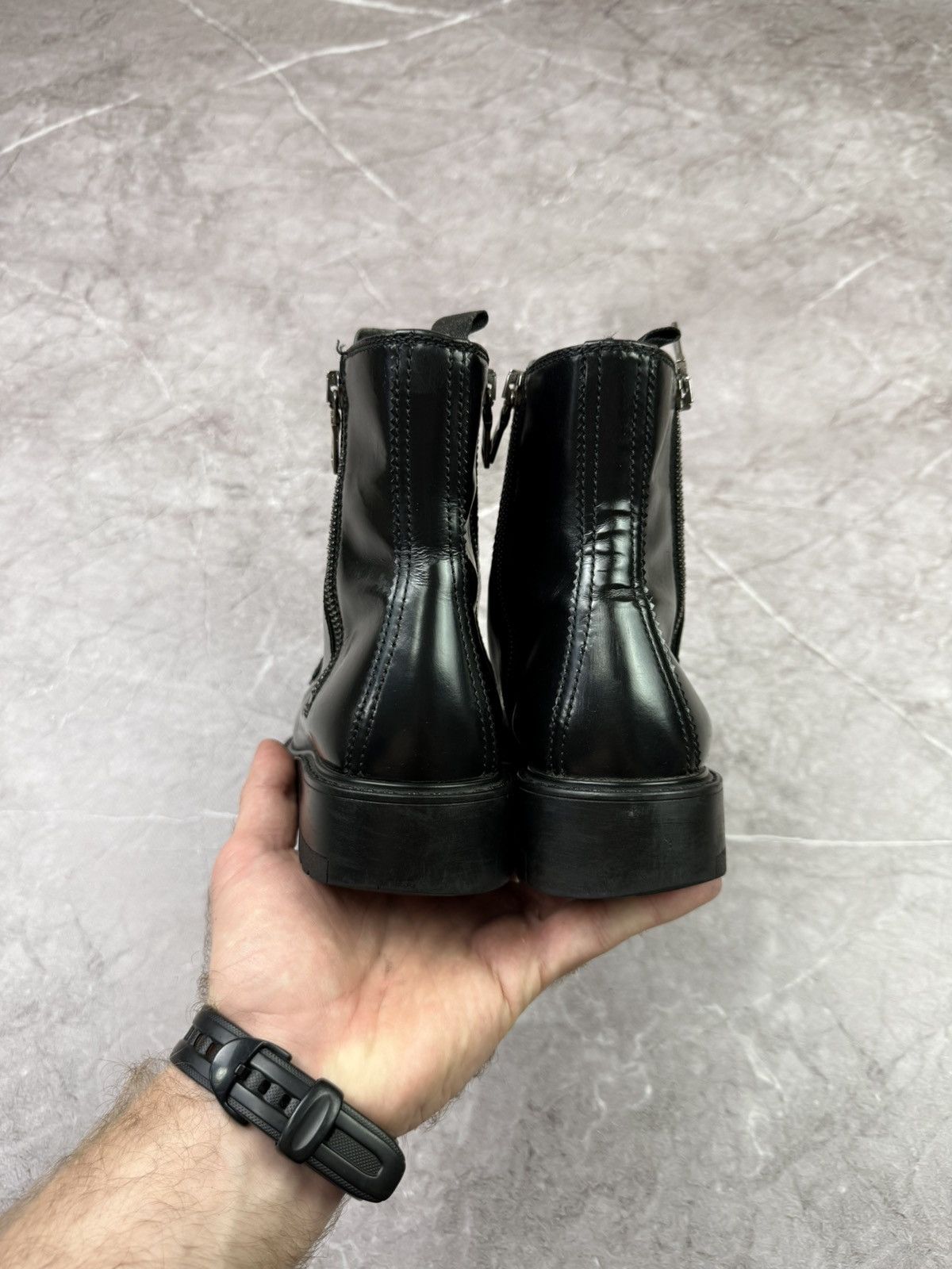 Prada Prada Leather Black Boots women size 36 Size US 6 / IT 36 - 15 Thumbnail