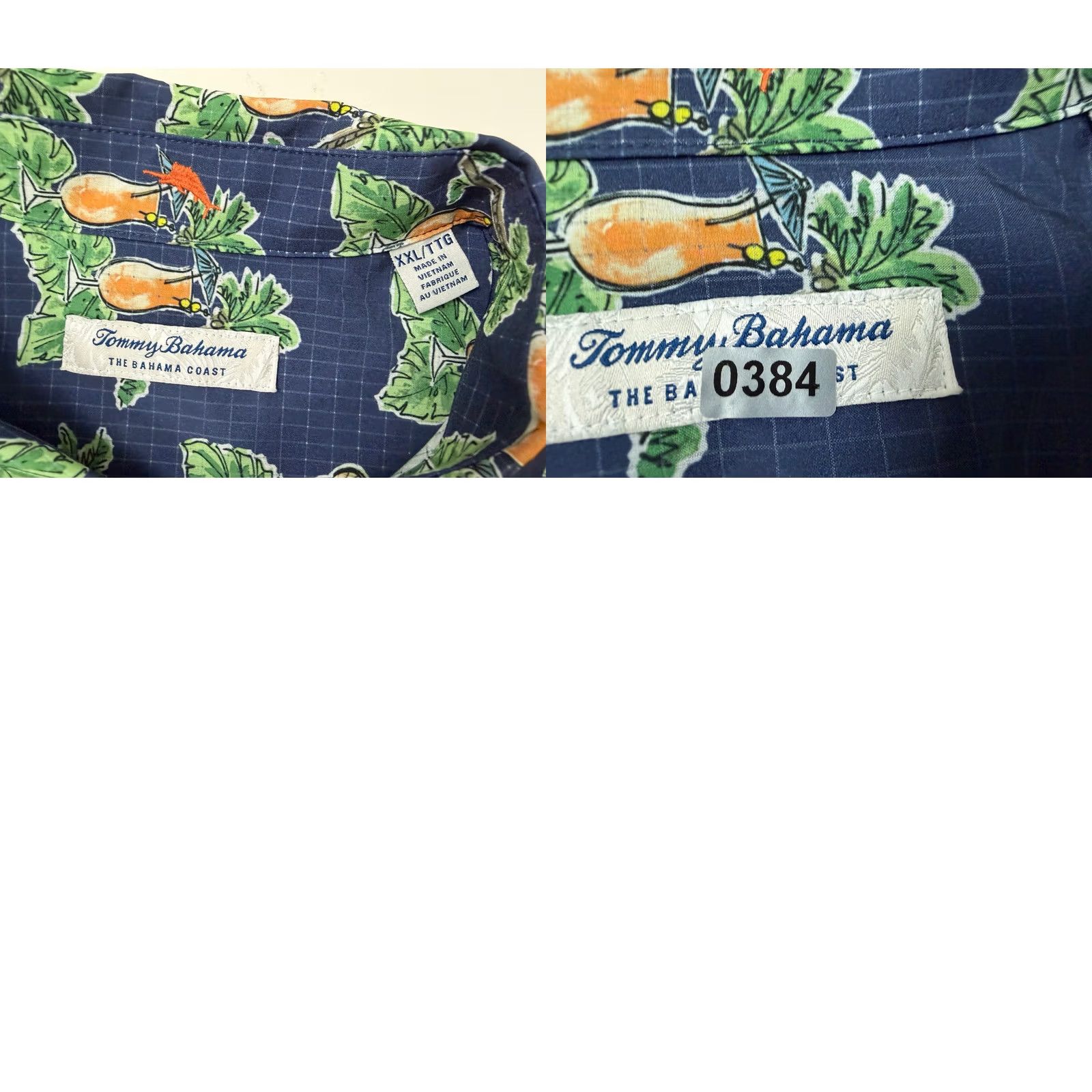 Tommy Bahama Tommy Bahama IslandZone Shirt Men XXL Cocktail Hawaiian Luau Tiki Aloha Blue Floral Short Sleeve Button-Up Collared Size US XXL / EU 58 / 5 - 10 Thumbnail