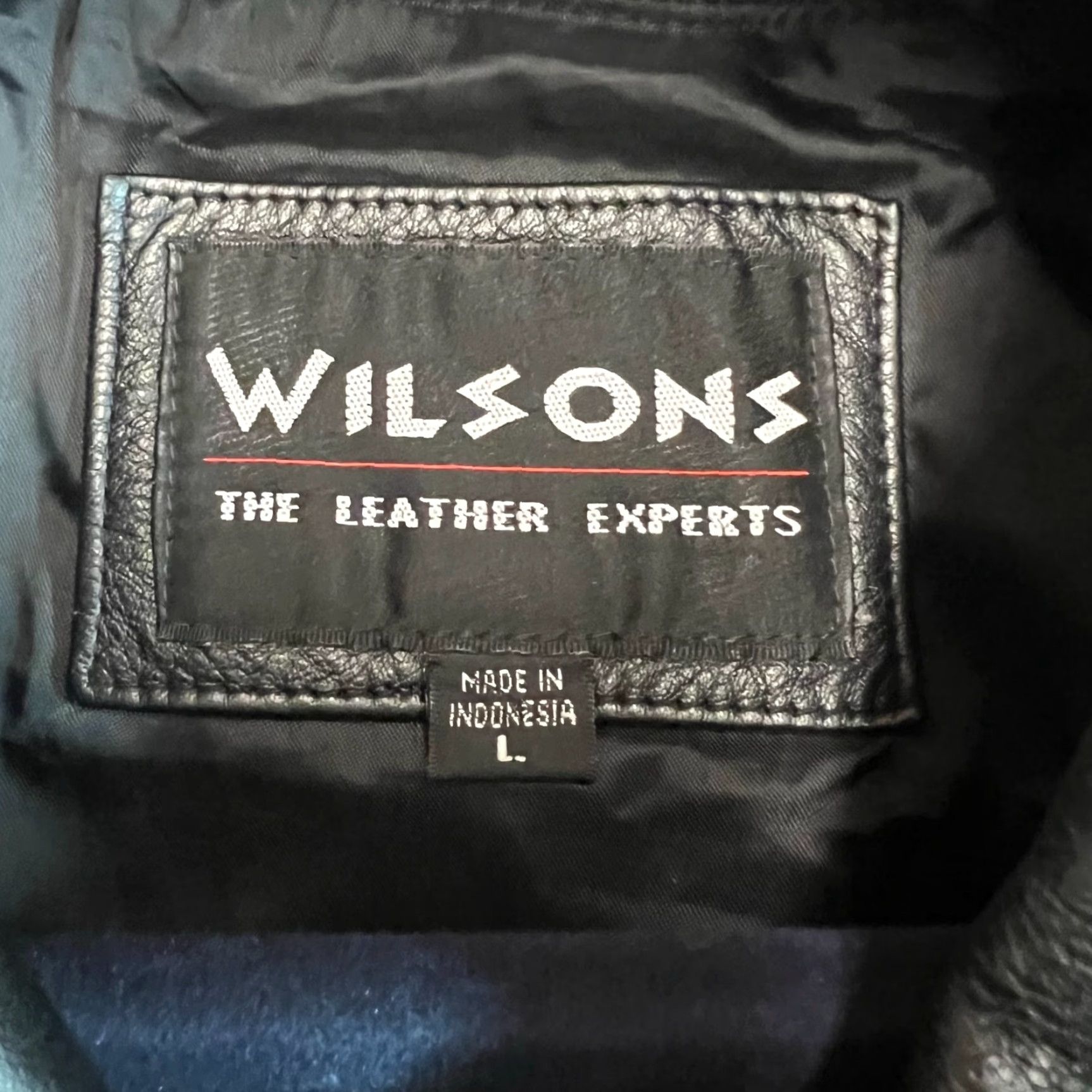 Vintage Wilsons Leather Black Coat Mid-Length Tie Belt Women's Size Large L Satin Jacket Size L / US 10 / IT 46 - 6 Thumbnail