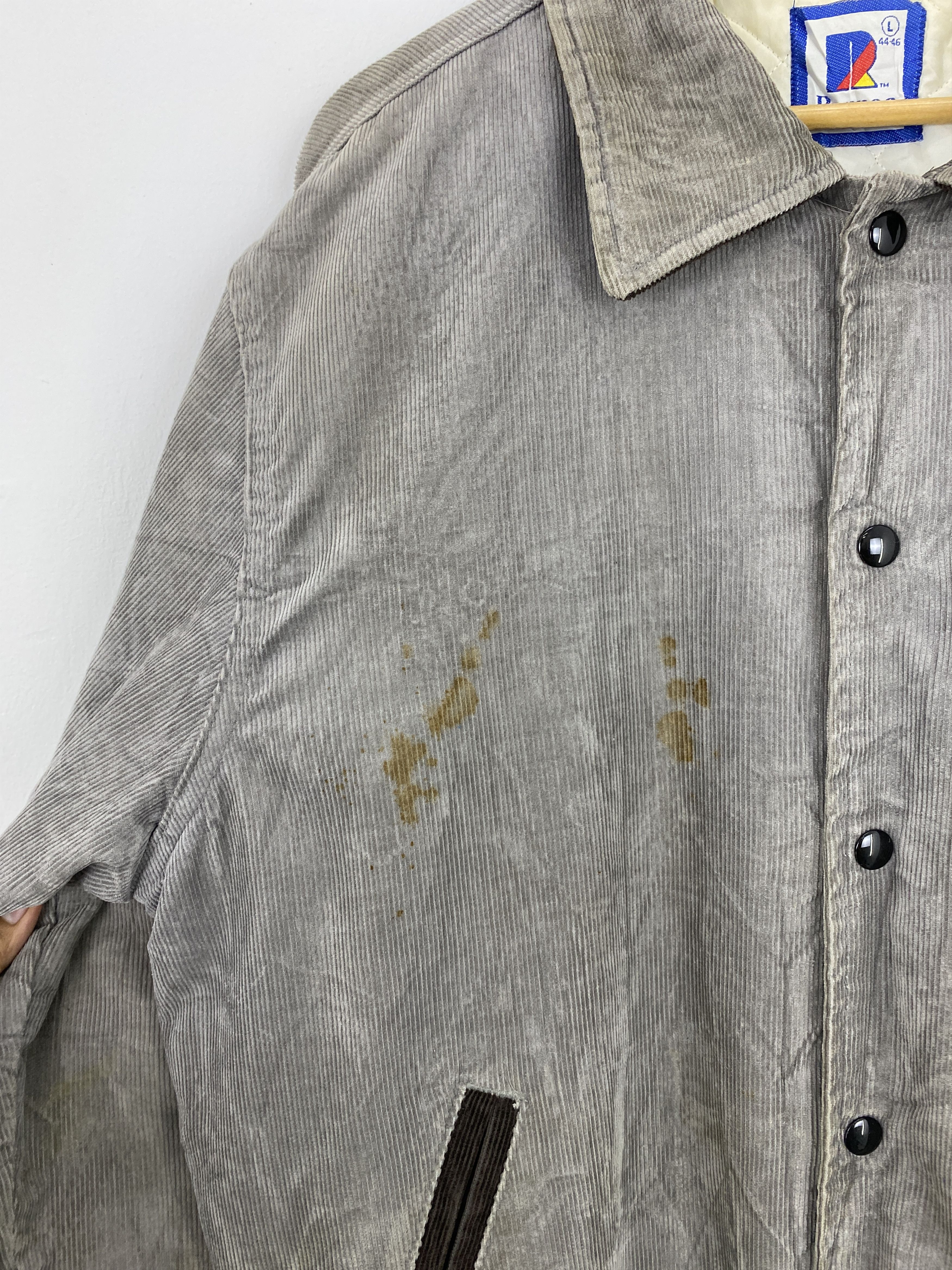 Rennoc Vintage 90s Rennoc Made In Usa Corduroy Bomber Jacket J1727 Size US L / EU 52-54 / 3 - 11 Thumbnail