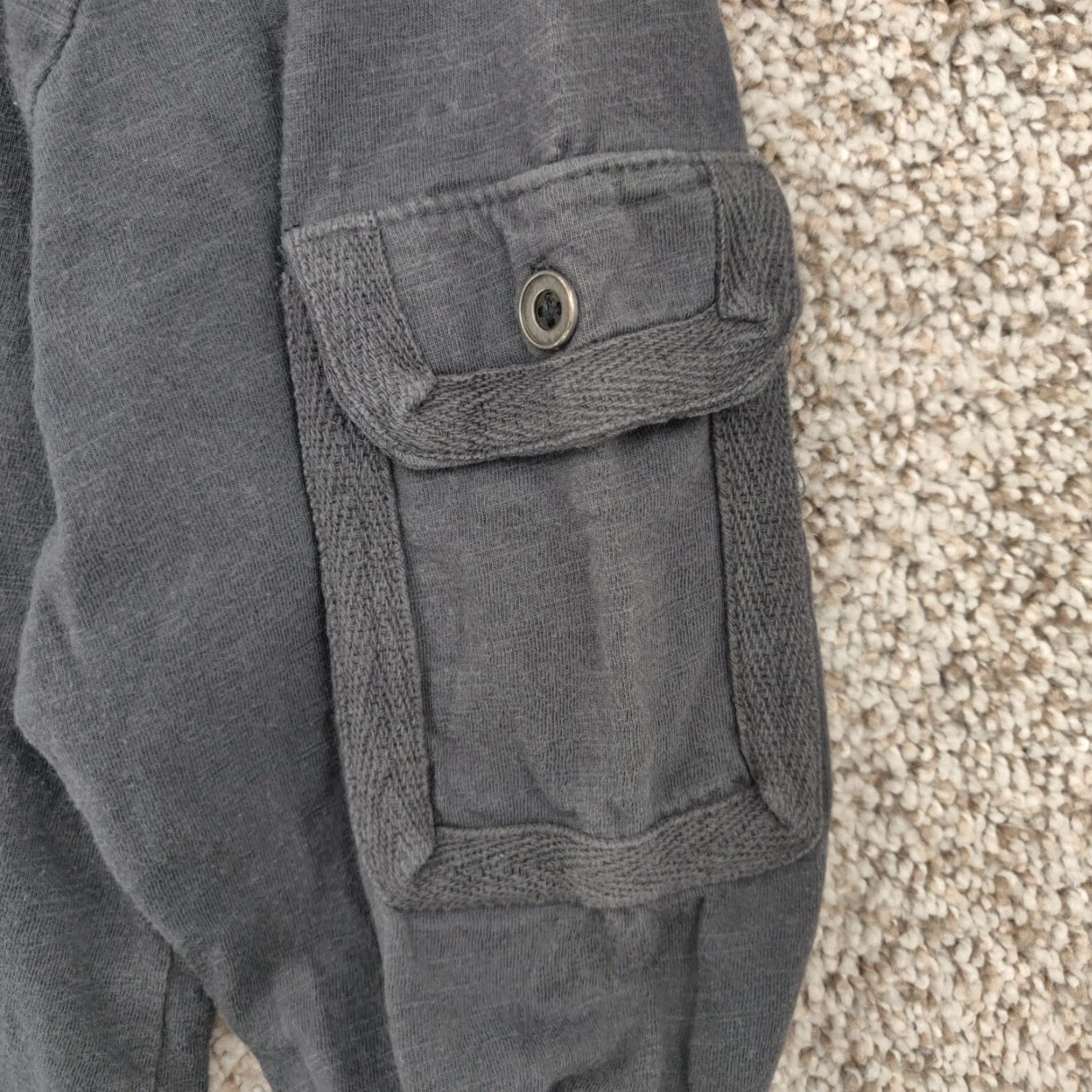 BKE BKE Hoodie Shirt Mens M Grey Athletic Fit Henley Long Sleeve Pocket Size US M / EU 48-50 / 2 - 5 Thumbnail
