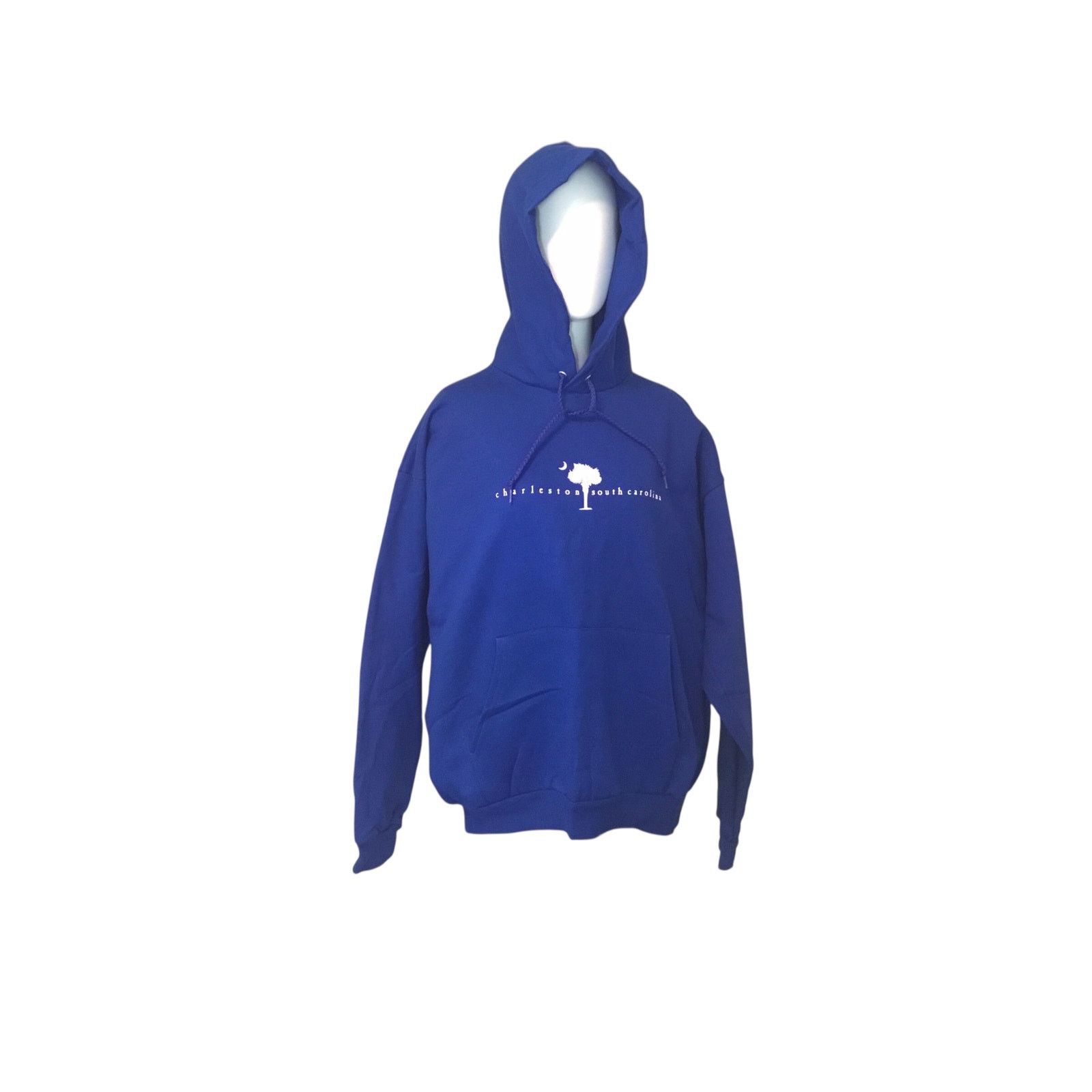 Hanes Charleston South Carolina Hoodie Size Large Blue Handwarmer Size L / US 10 / IT 46 - 5 Thumbnail