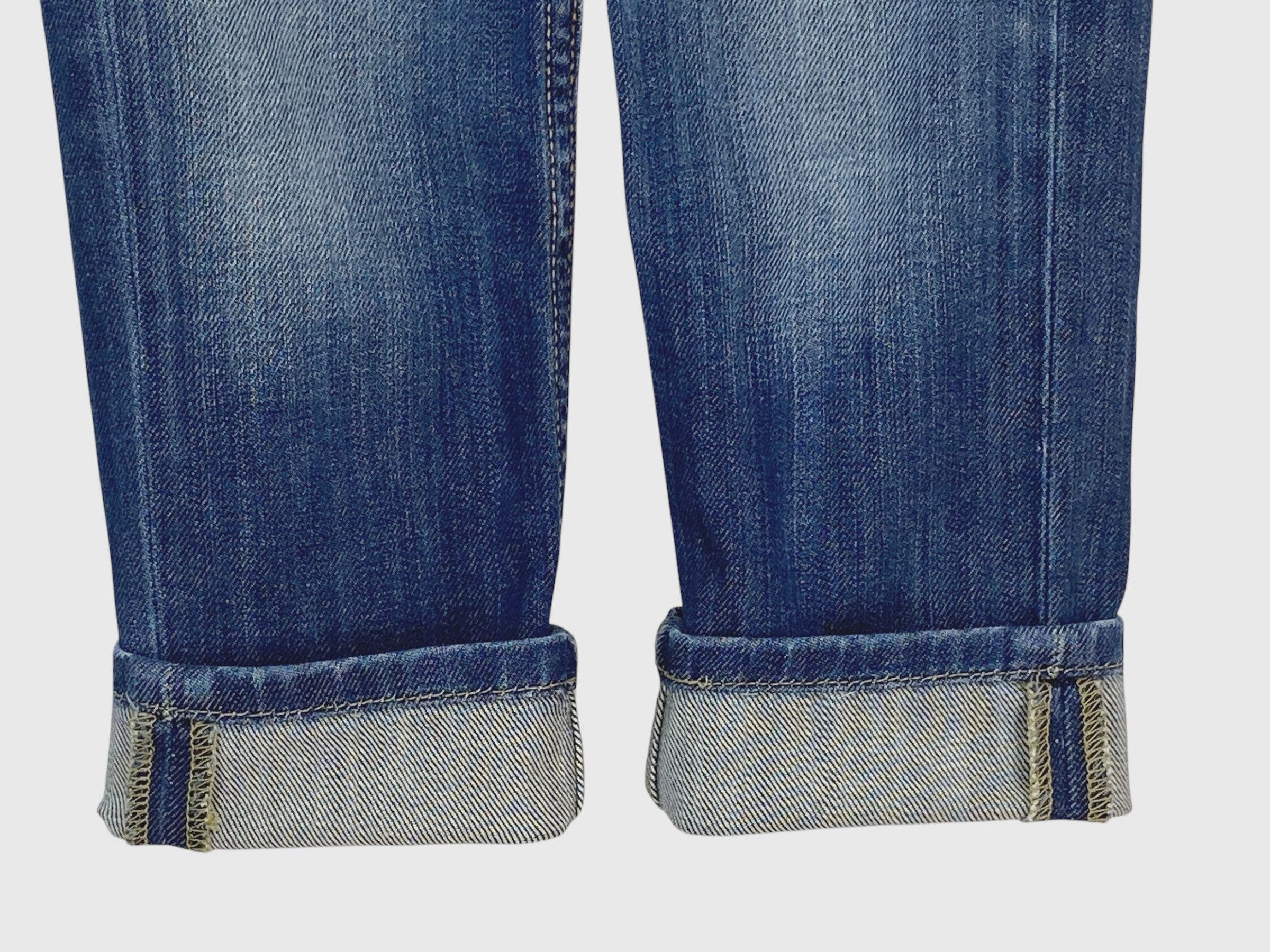 Designer × Jimmy Taverniti × Taverniti Taverniti Jeans Denim by Jimmy Taverniti Cropped Jeans Pants Size 24" / US 00 / IT 34 - 9 Thumbnail