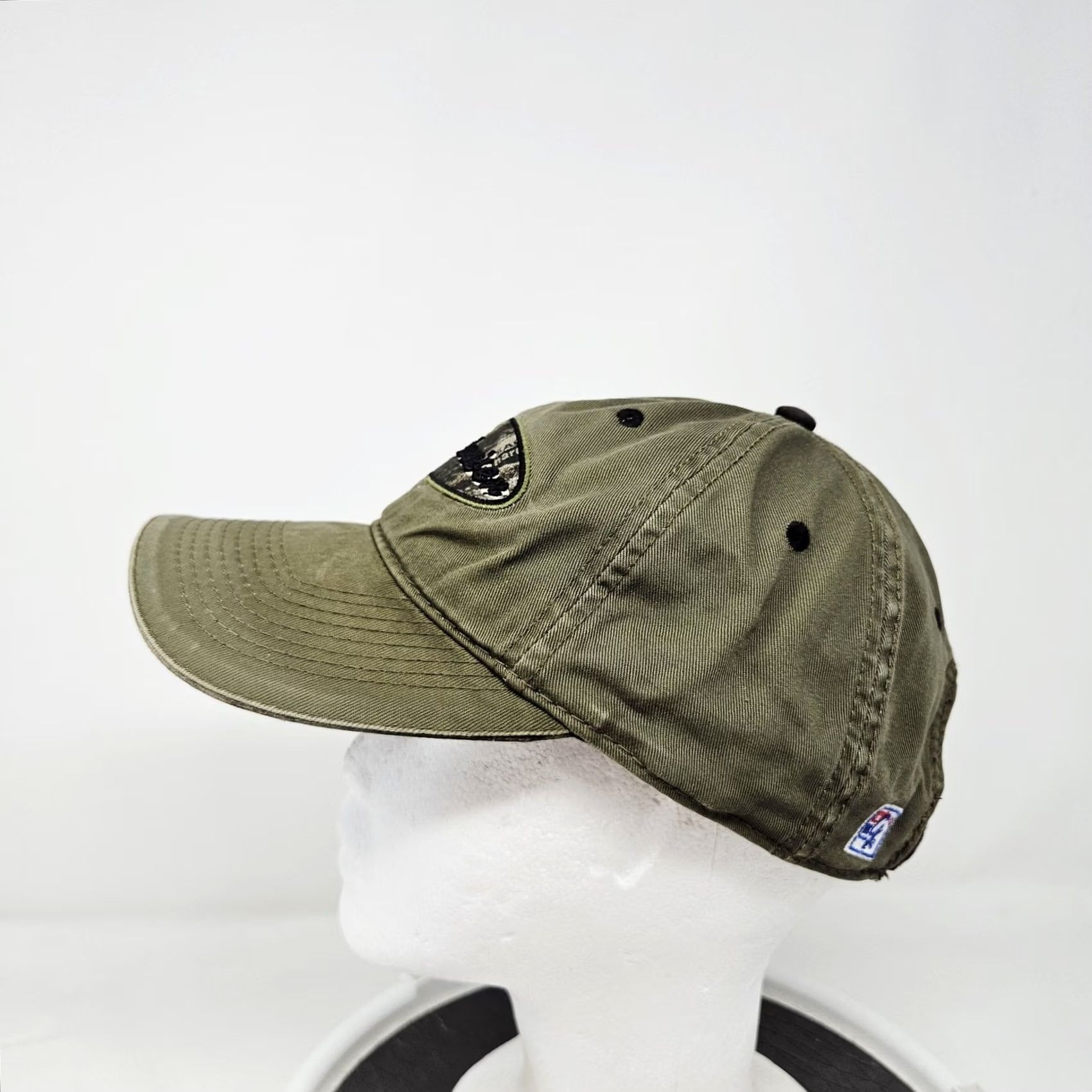 Budweiser The Game Hat Cap Baseball One Size Green Mens Camouflage Beer Adjustable Cap Size ONE SIZE - 5 Thumbnail