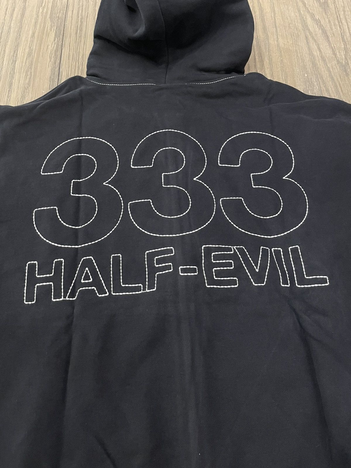 Half Evil Half Evil 333 Stitch Zip Up XXL (Rare) | Grailed