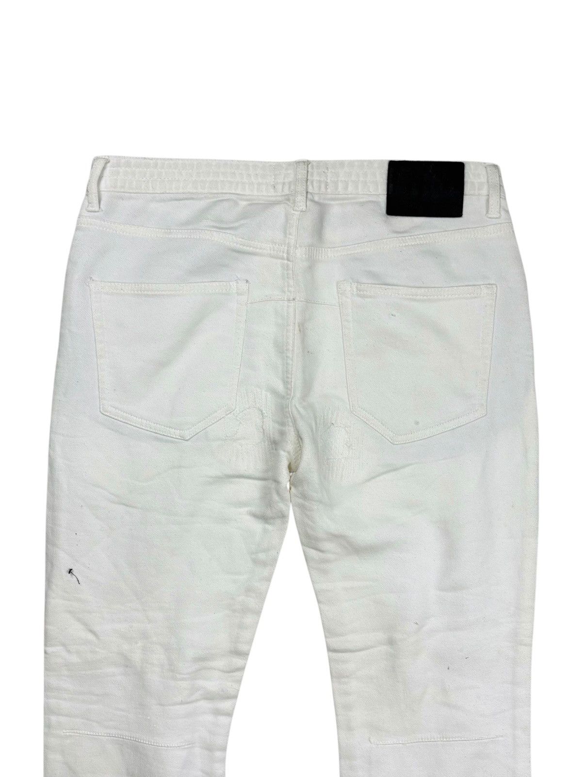 Number (N)ine Number Nine 1PIUGUALE - White Crash Sweat Pants Size US 29 - 3 Thumbnail