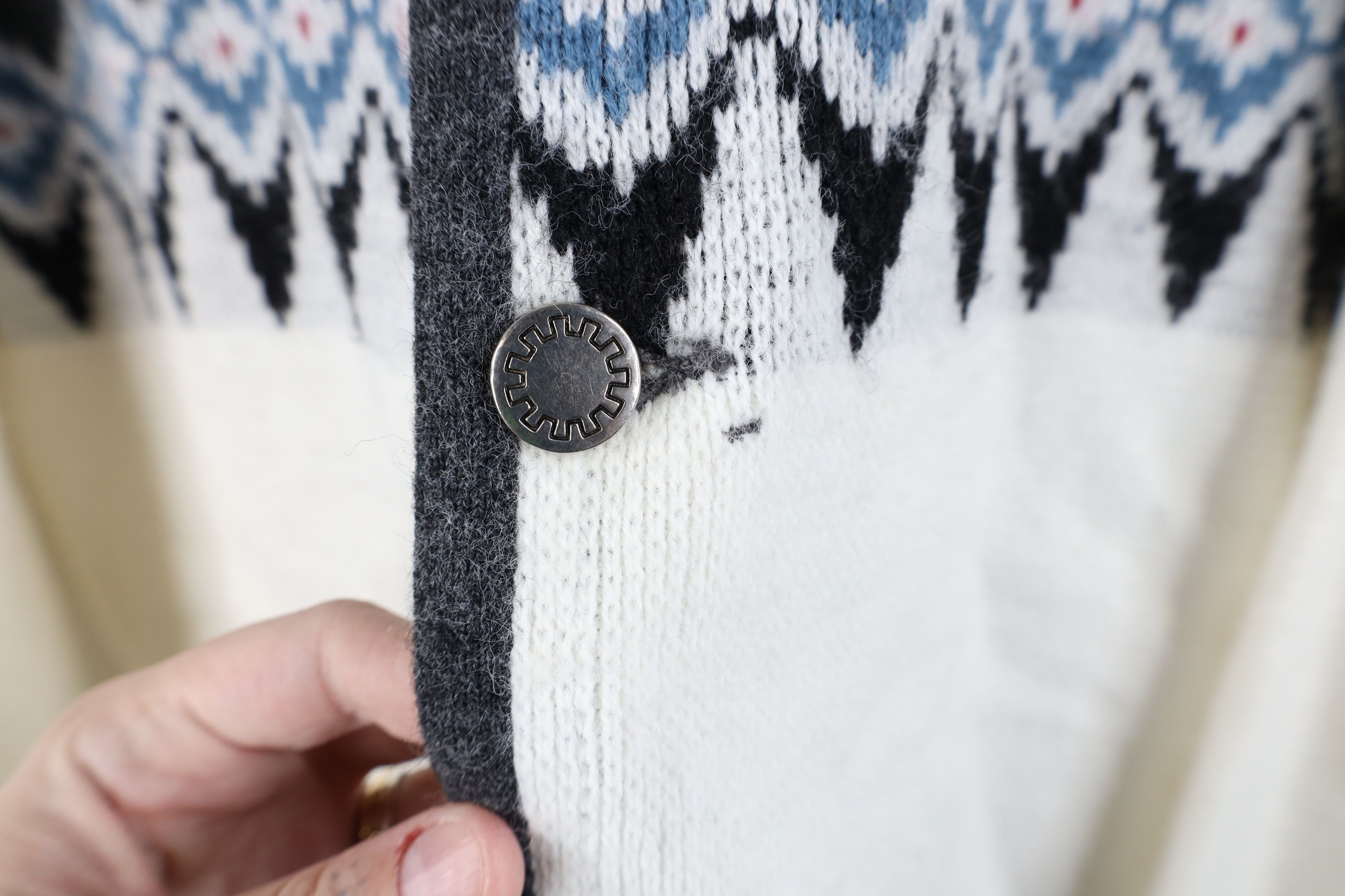 Vintage Vintage 60s 70s Streetwear Skiing Knit Cardigan Sweater USA Size US XXL / EU 58 / 5 - 6 Thumbnail