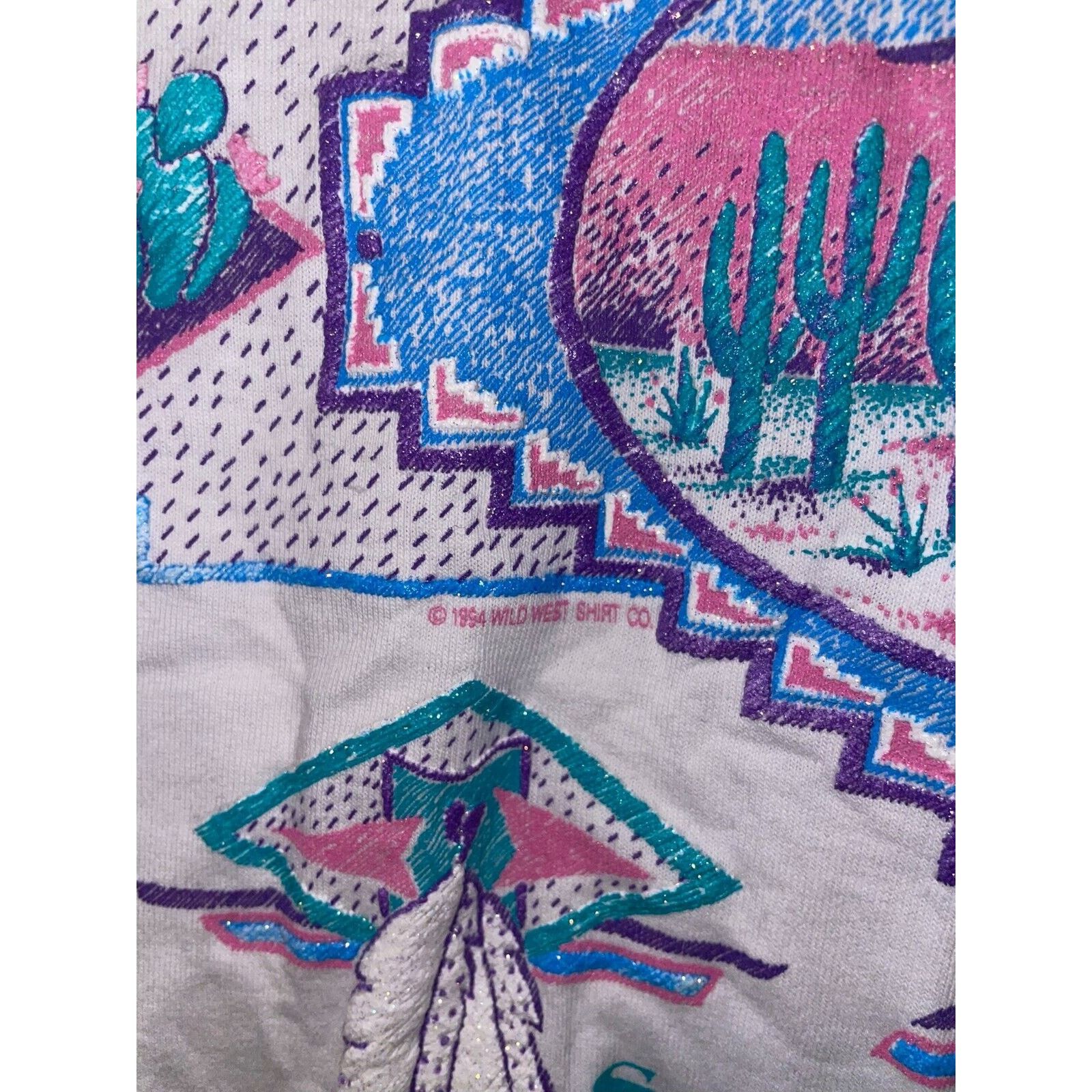 Jerzees Vintage Fiesta Texas San Antonio Shirt Graphic L White Tee Size US L / EU 52-54 / 3 - 8 Thumbnail