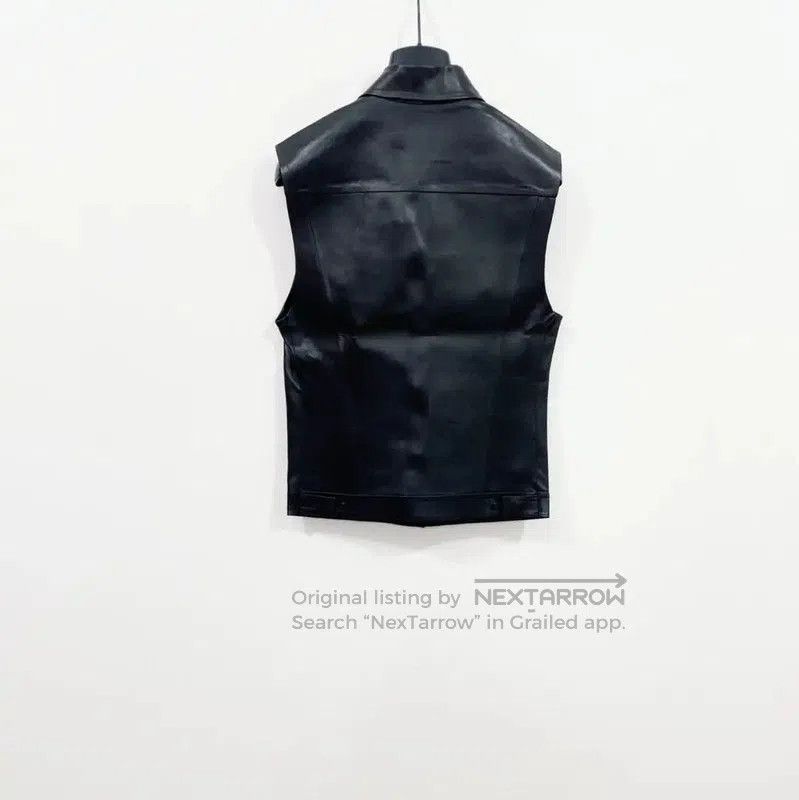 Lanvin Lanvin Black Leather Sleeveless Men's Outerwear . Size US XS / EU 42 / 0 - 2 Thumbnail