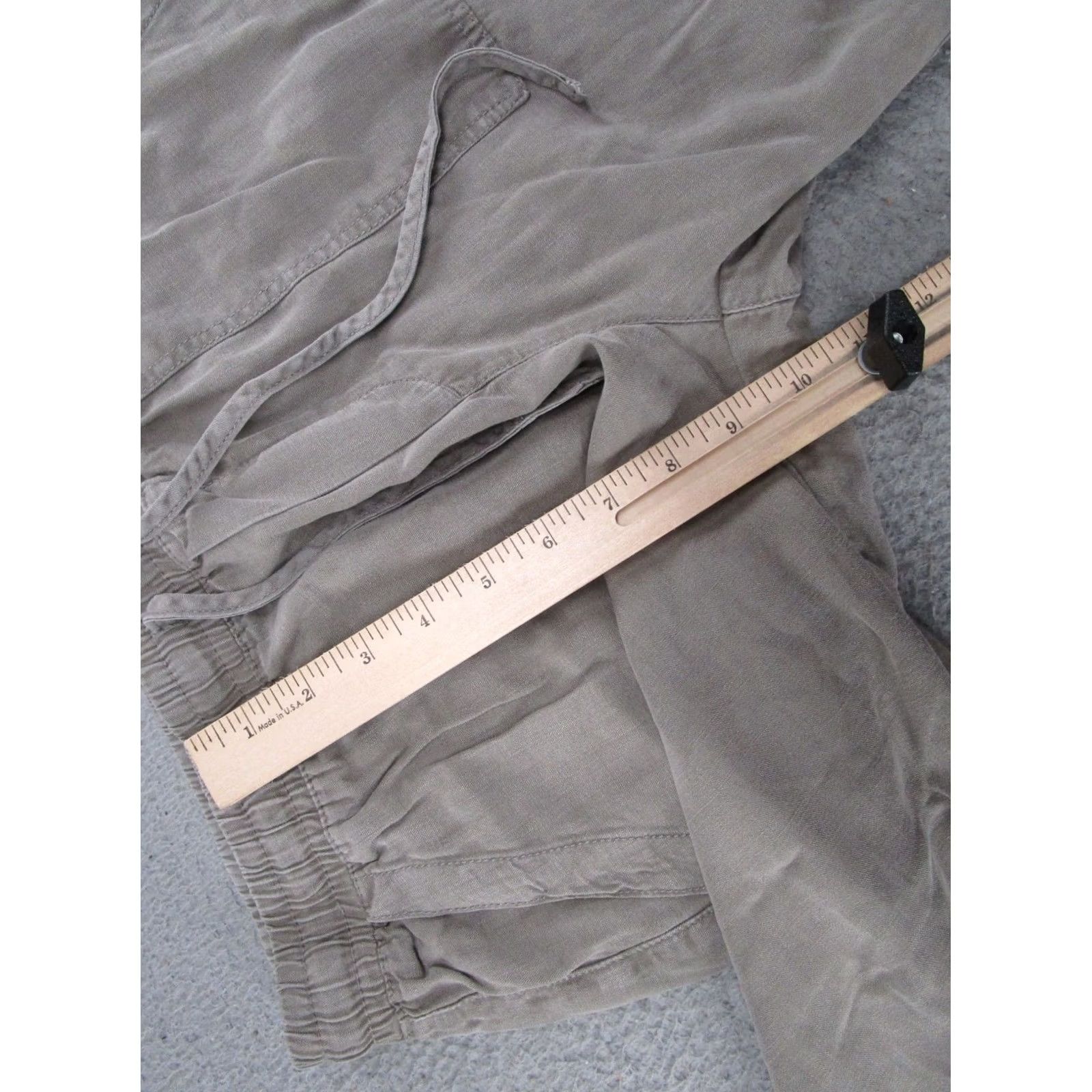 Vintage Thread & Supply Pant's Women's Green Lyocell Tencel Jogger Drawstring Size S Size 28" / US 6 / IT 42 - 7 Thumbnail